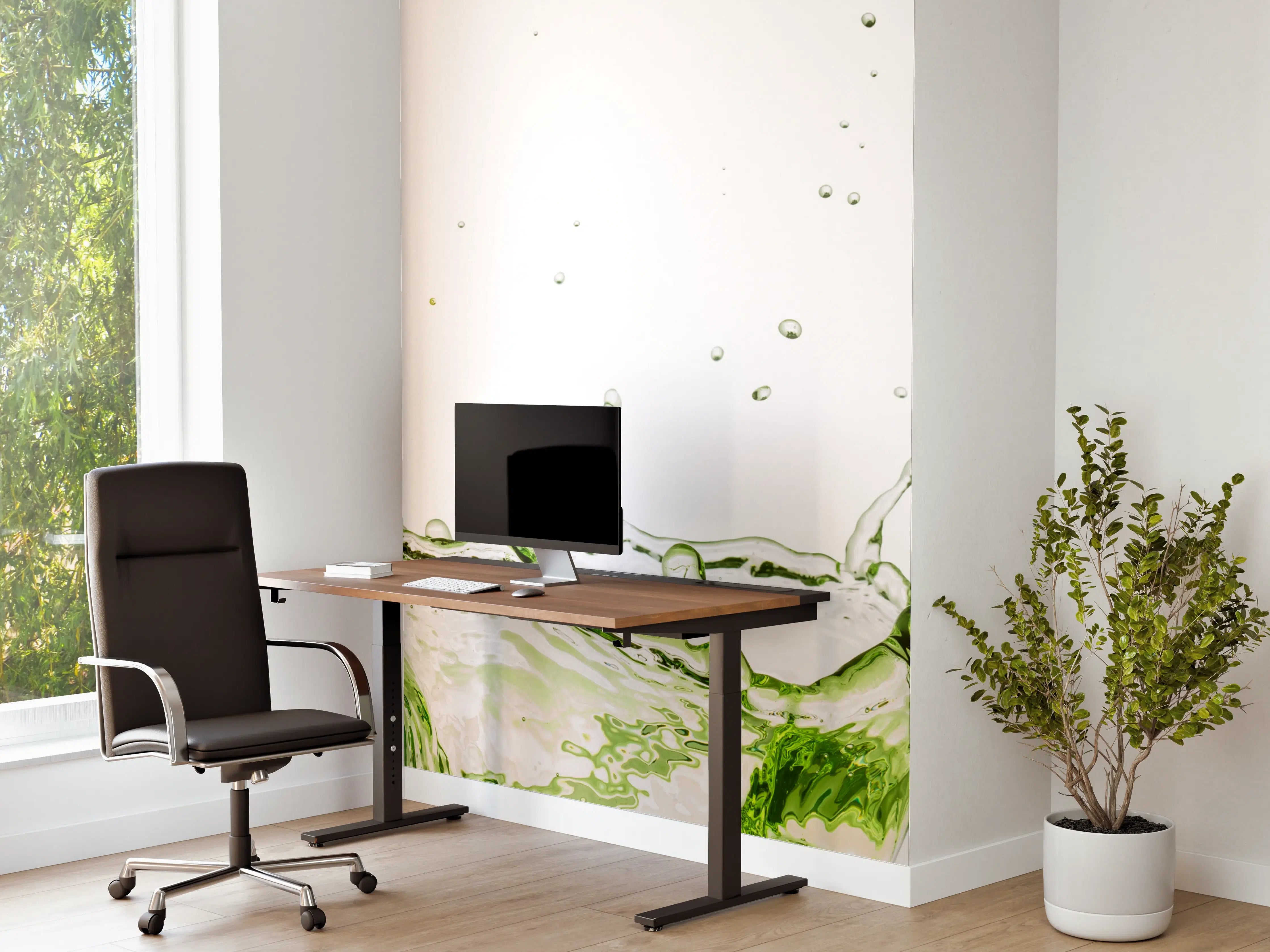 Büro Wandgestaltung - Bunte Wasserspritzer