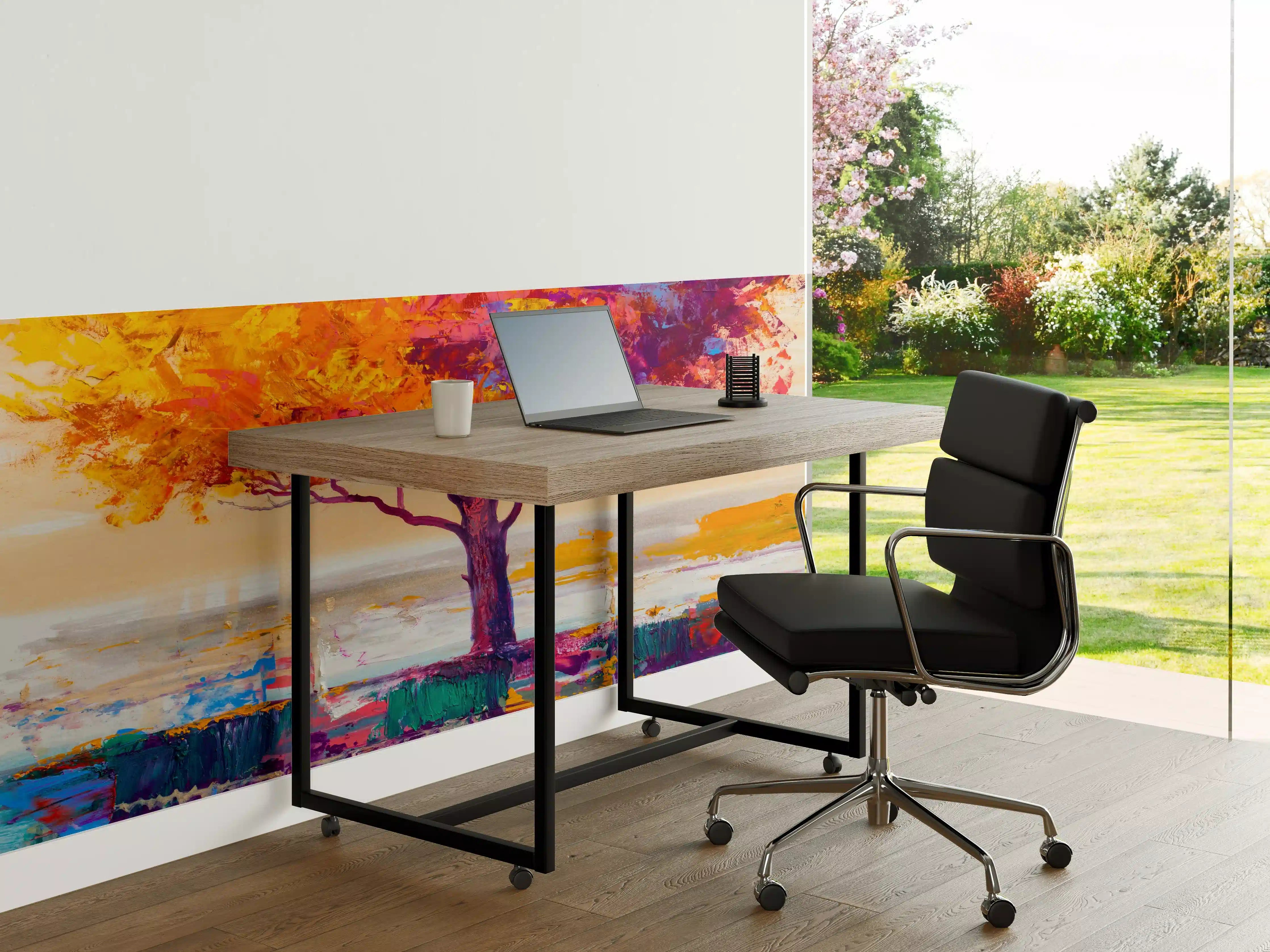 Büro Wandgestaltung - Bunter einzelner Baum - Ölgemälde