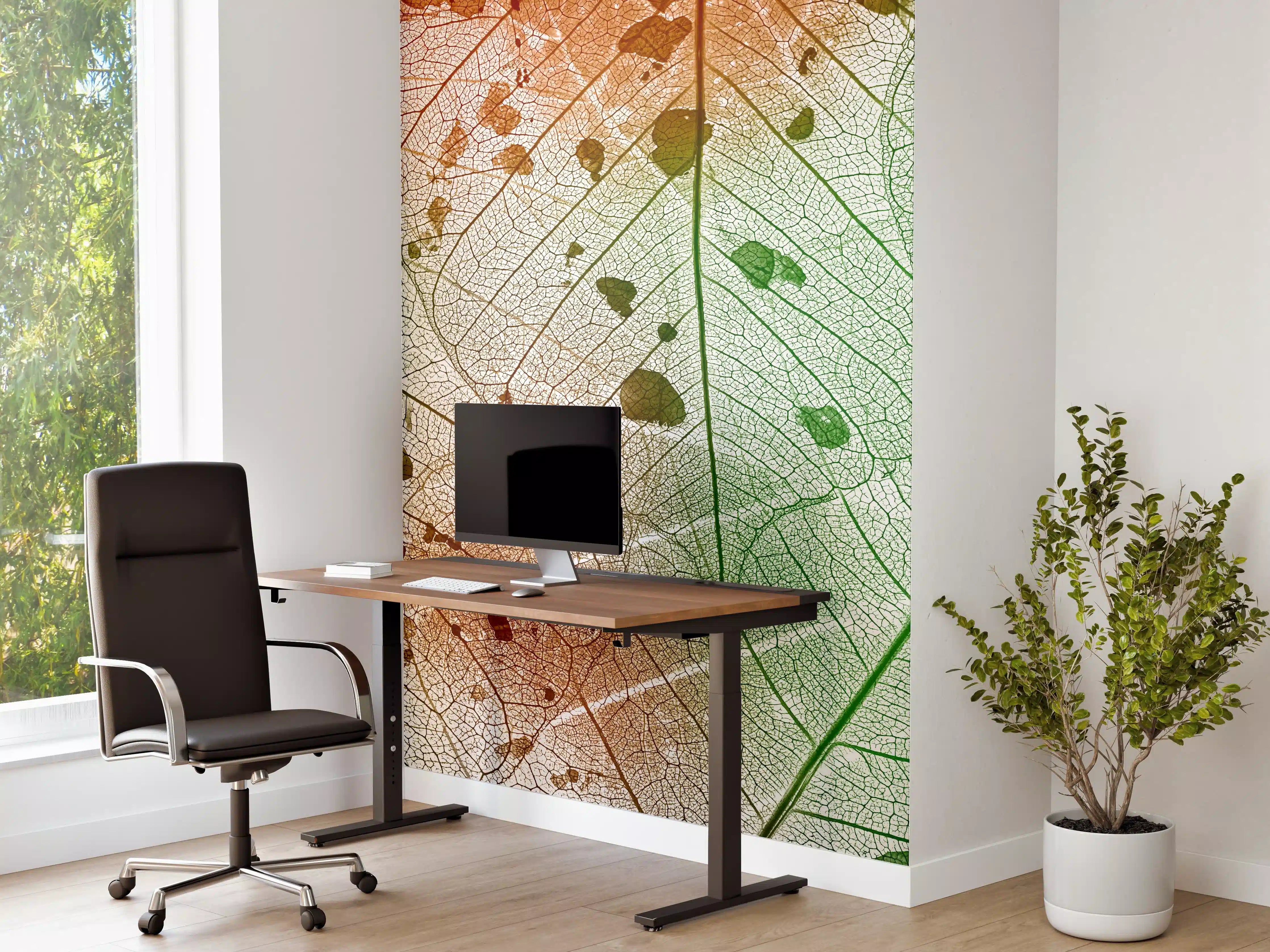 Büro Wandgestaltung - Buntes Laub Texturen Bild
