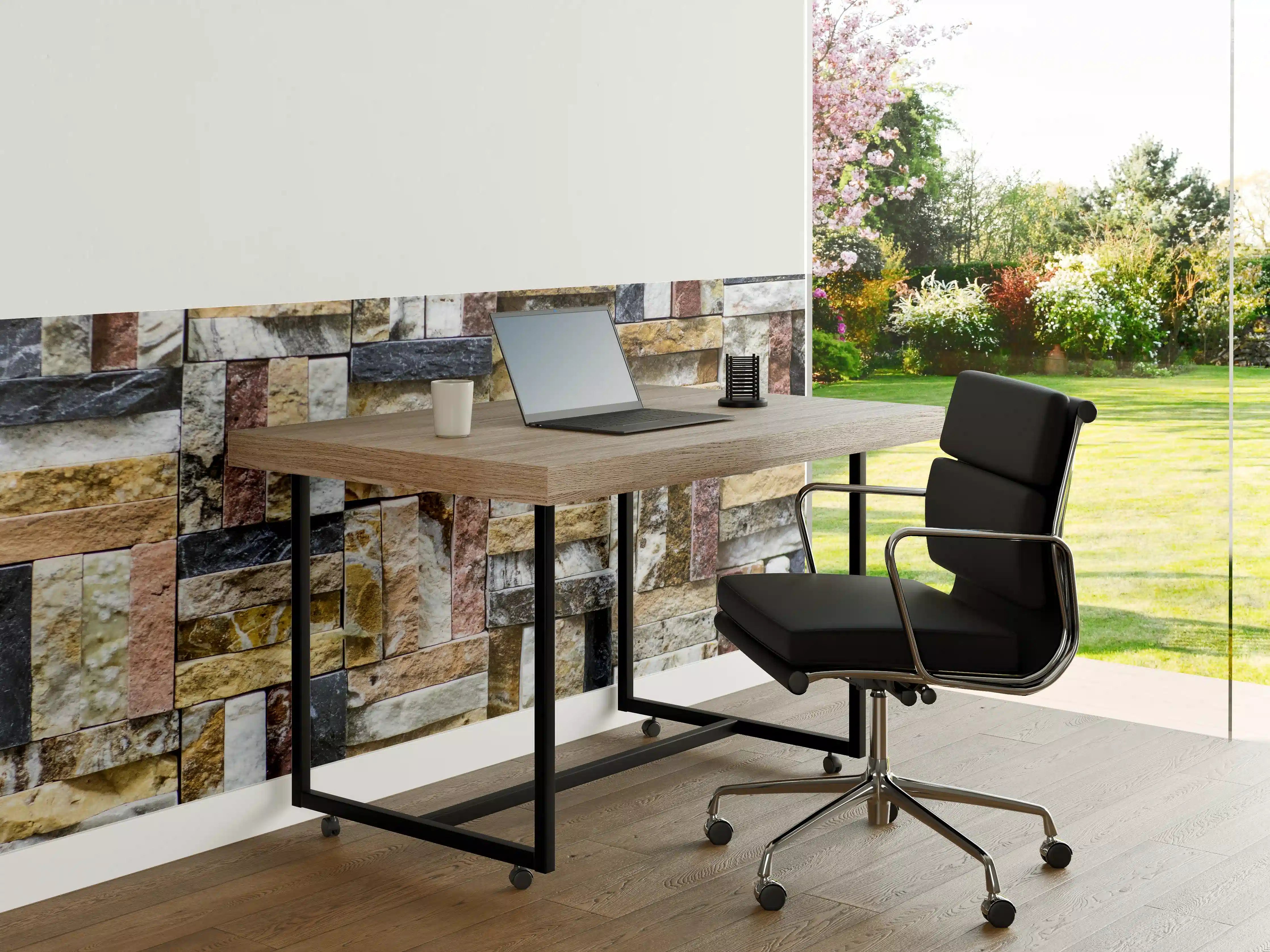 Büro Wandgestaltung - Buntes Naturstein Mosaik
