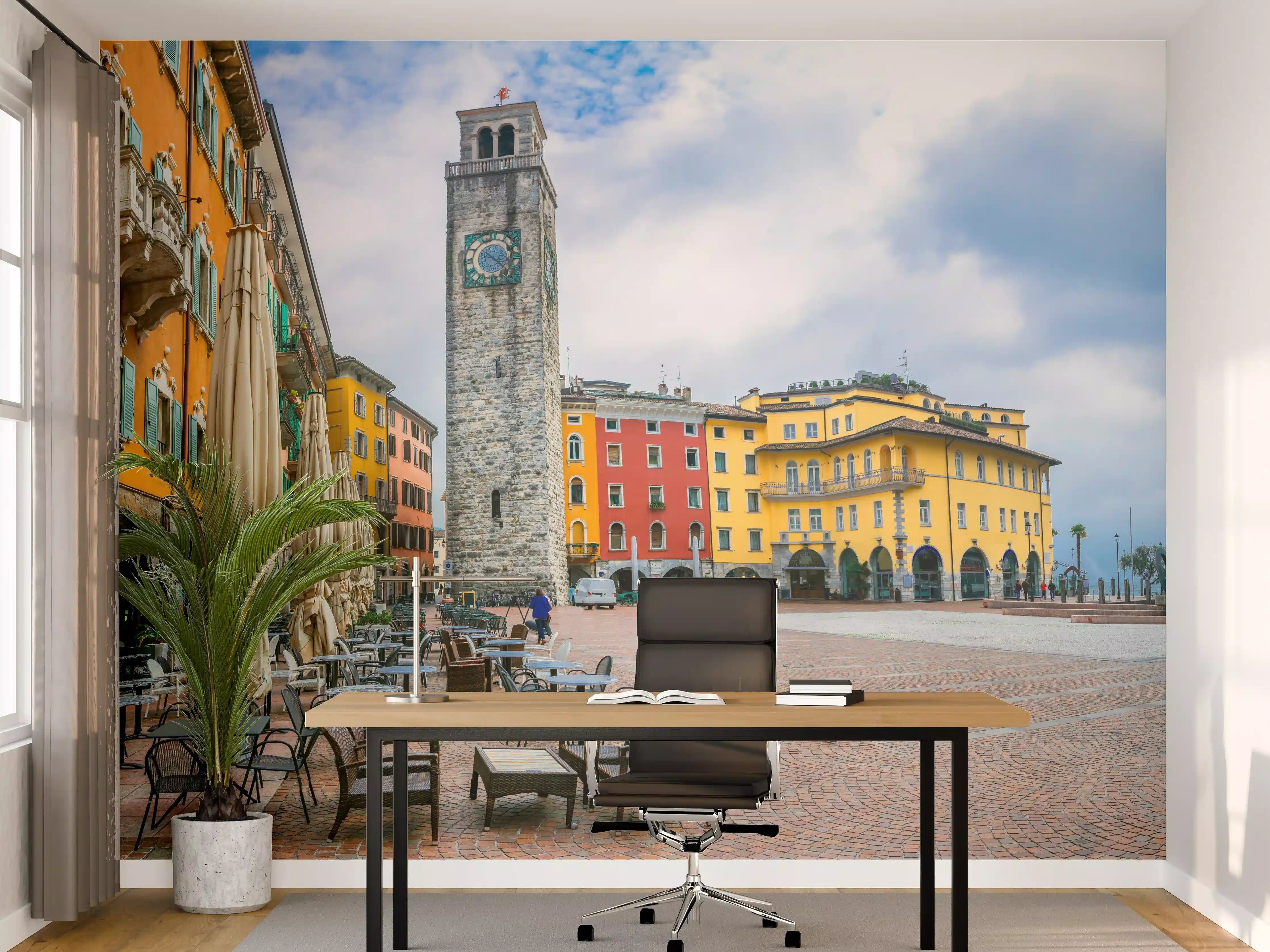 Büro Wandgestaltung - Charmante Stadt am Gardasee - Riva del Garda