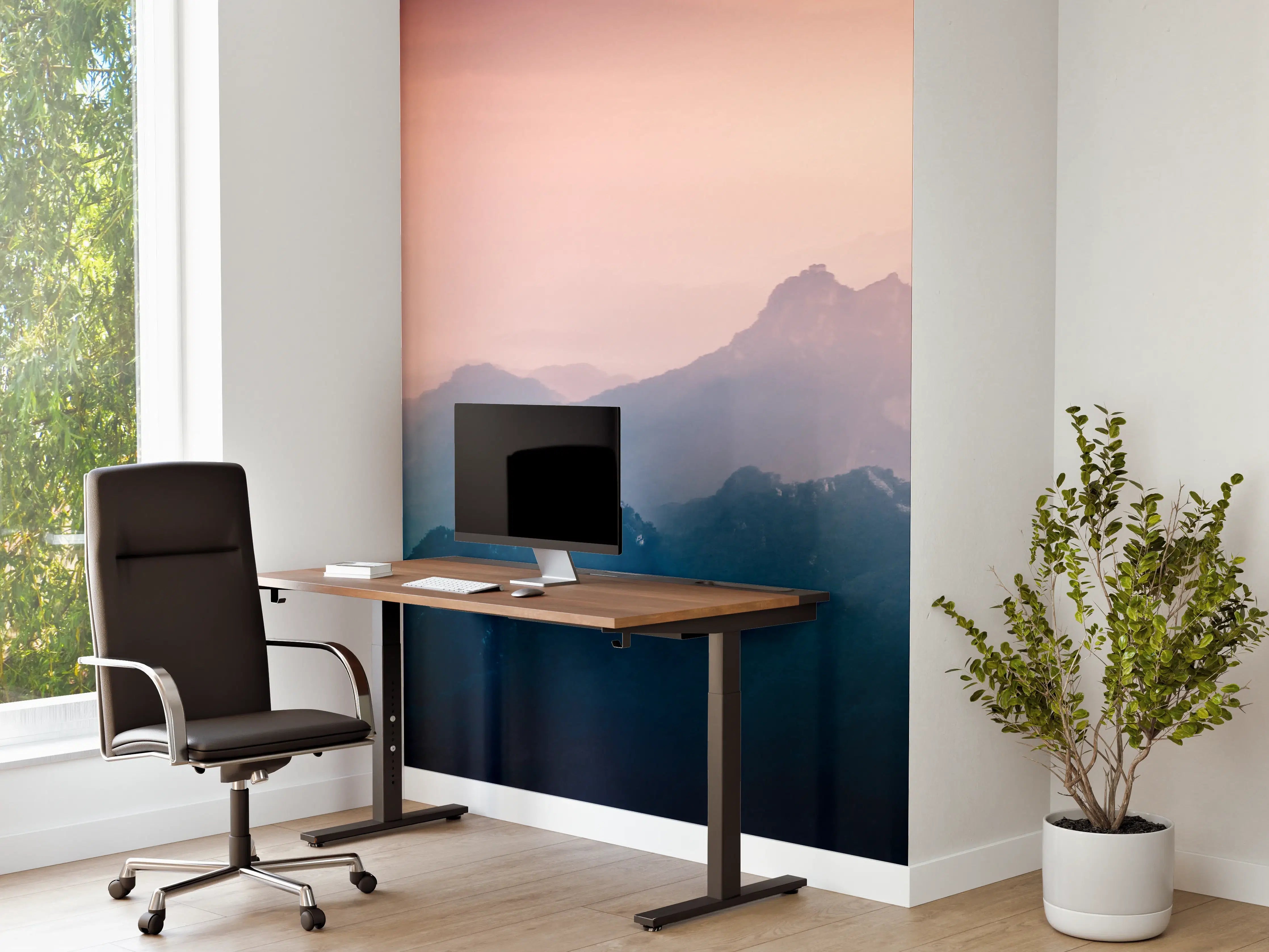 Büro Wandgestaltung - Chinesiche Mauer bei Sonnenuntergang