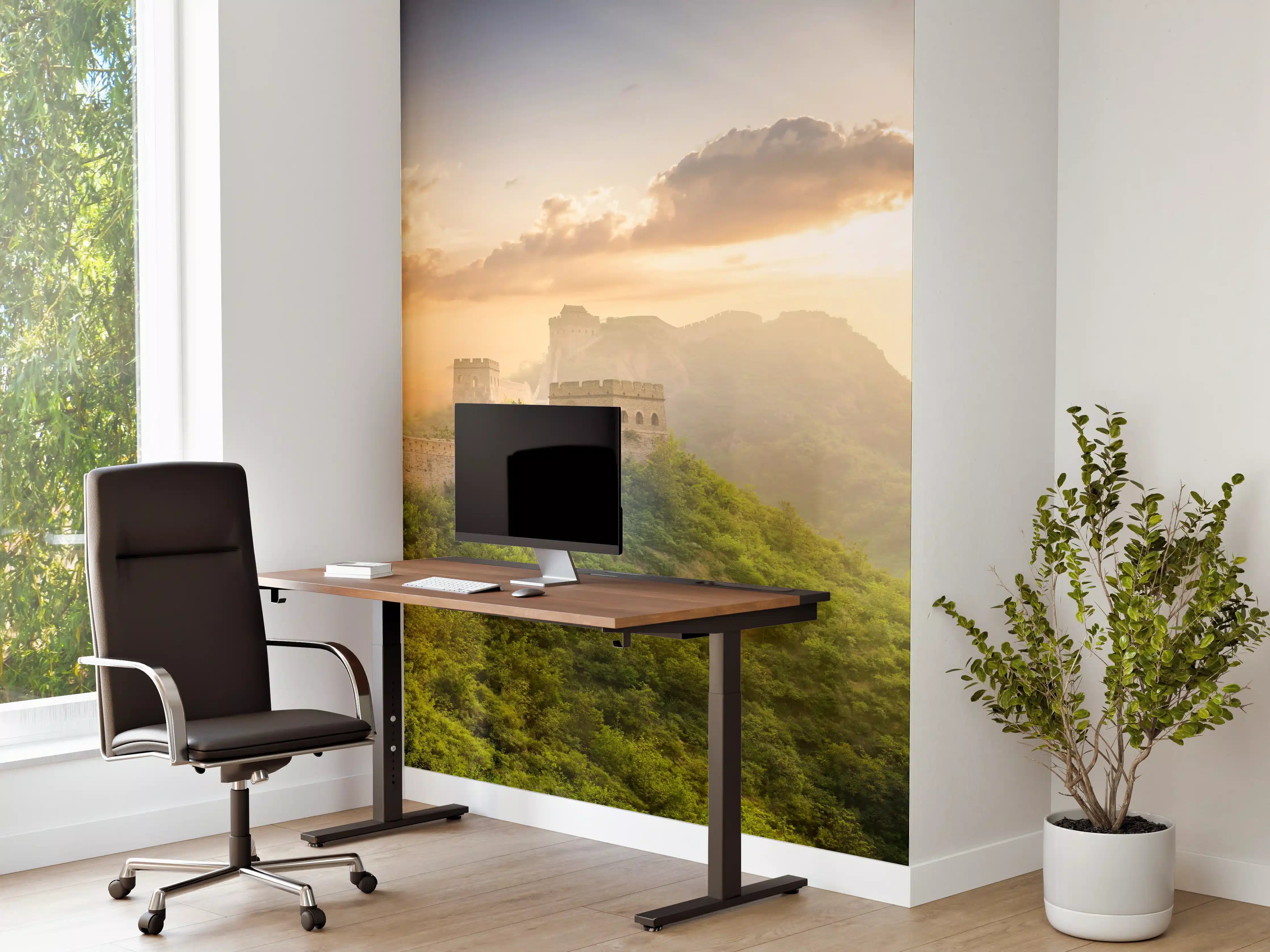 Büro Wandgestaltung - Chinesische Mauer bei Sonnenaufgang