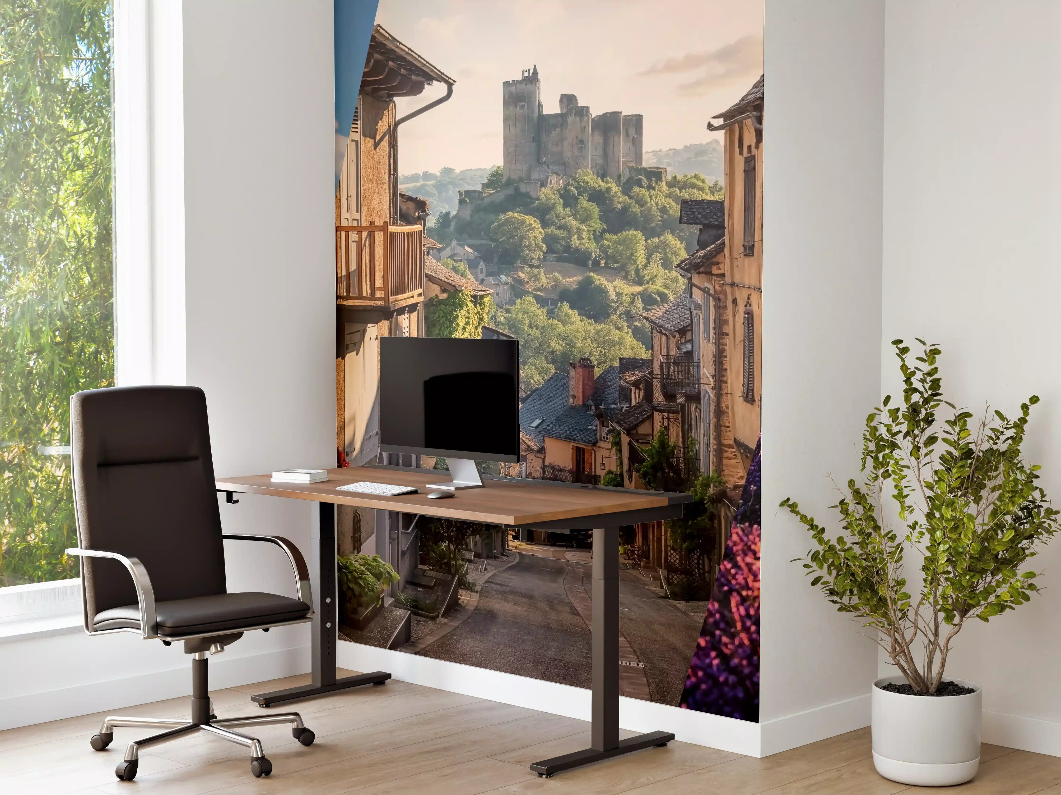 Büro Wandgestaltung - Collage von Sehenswürdigkeiten