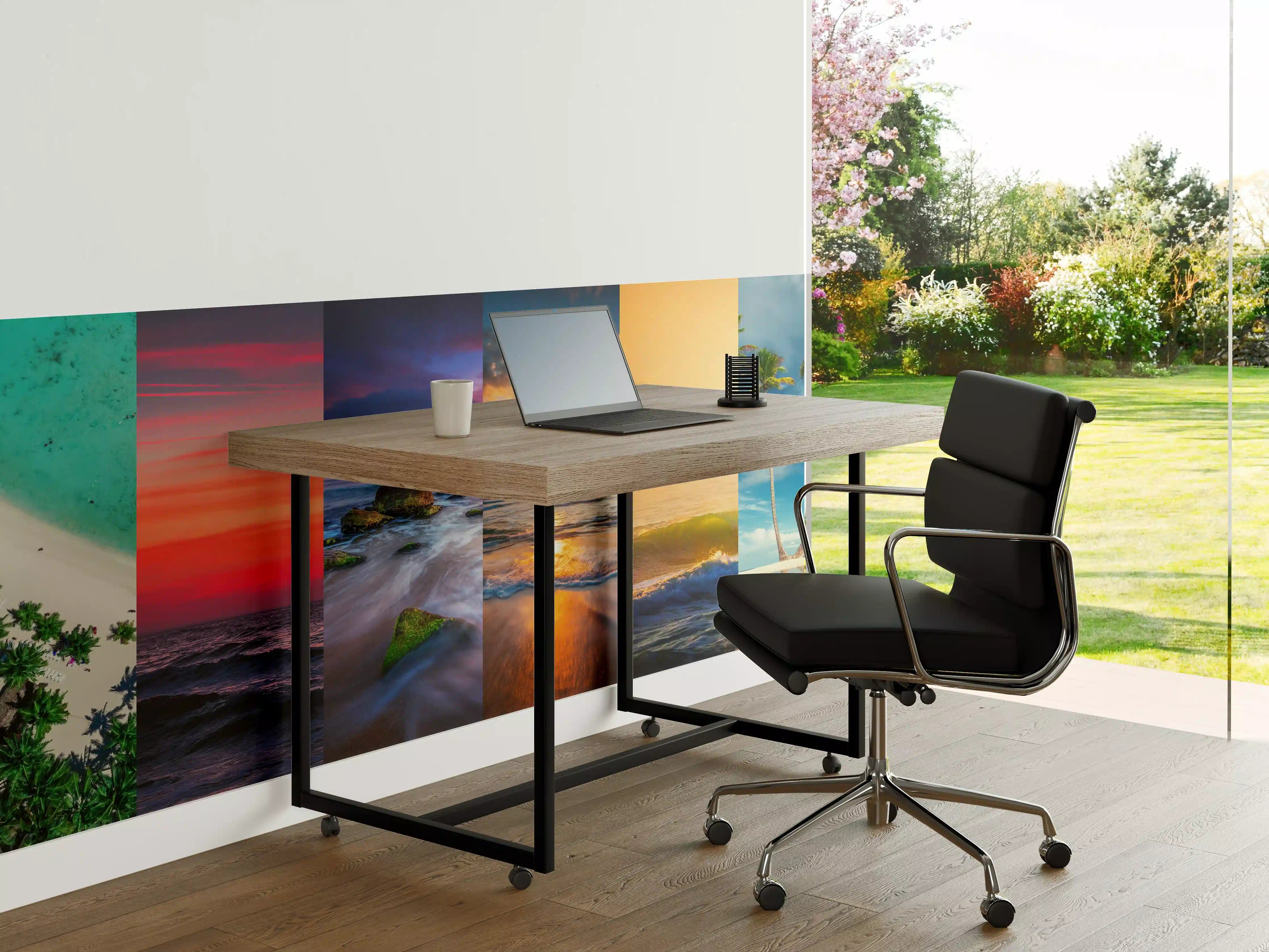 Büro Wandgestaltung - Collage von Sommer Meer und Strand Bilder