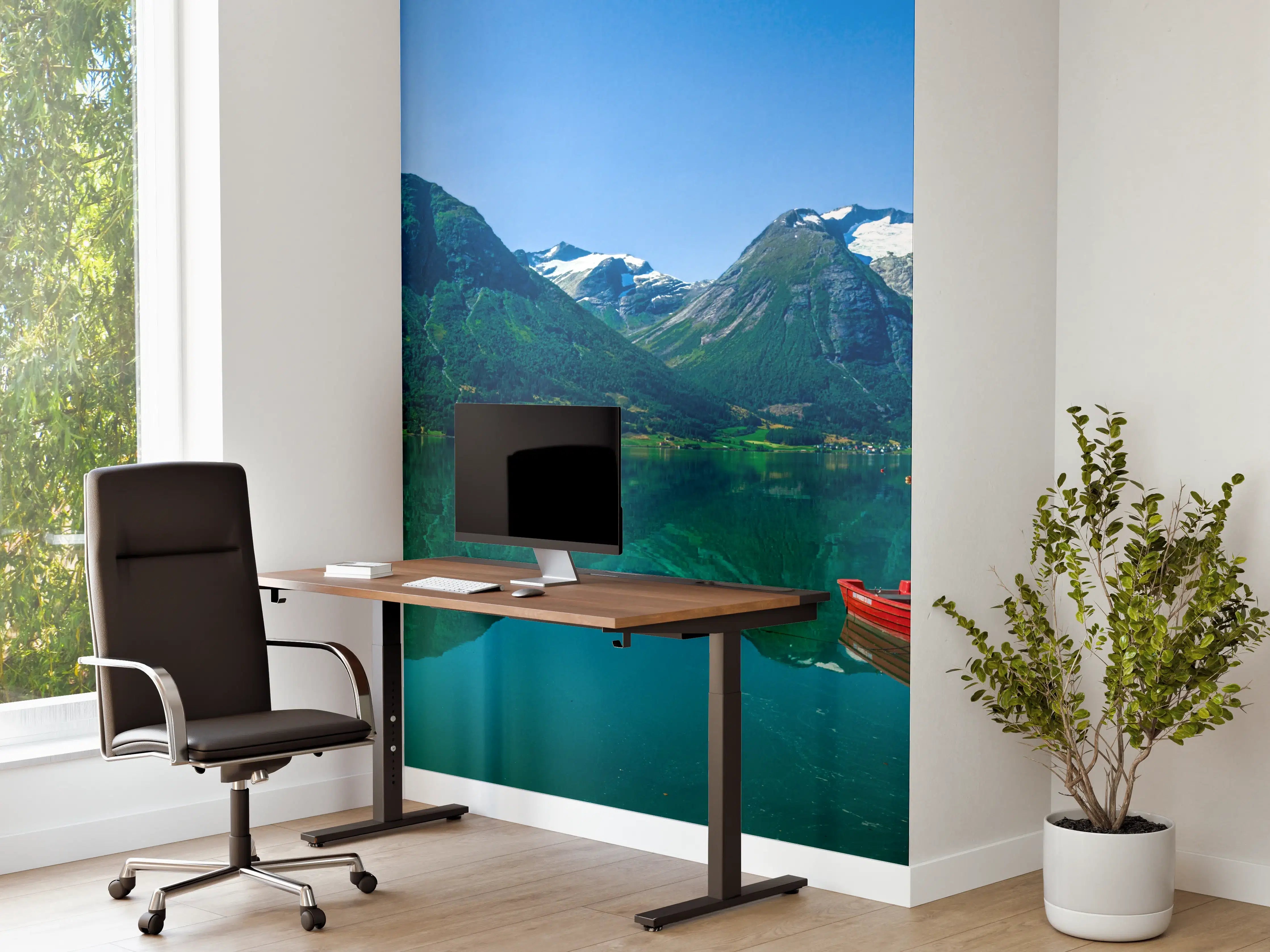 Büro Wandgestaltung - Der Gletschersee