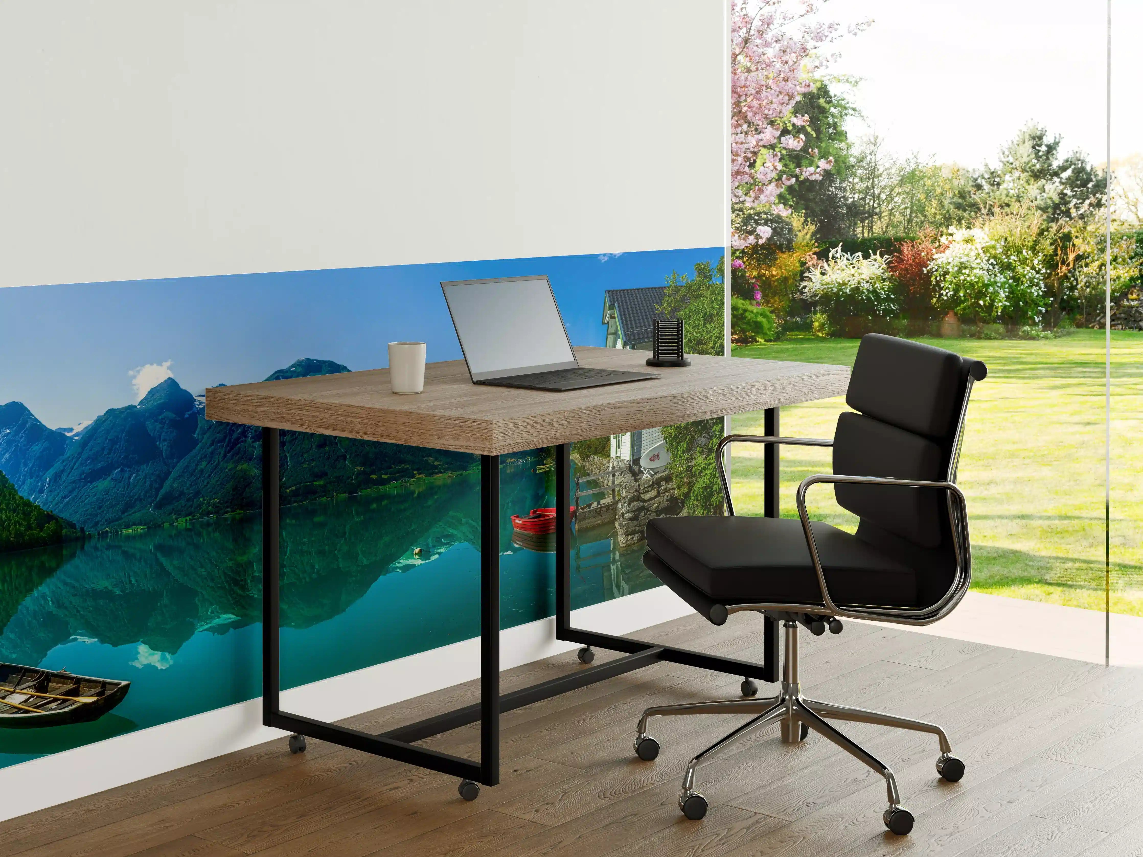 Büro Wandgestaltung - Der Gletschersee