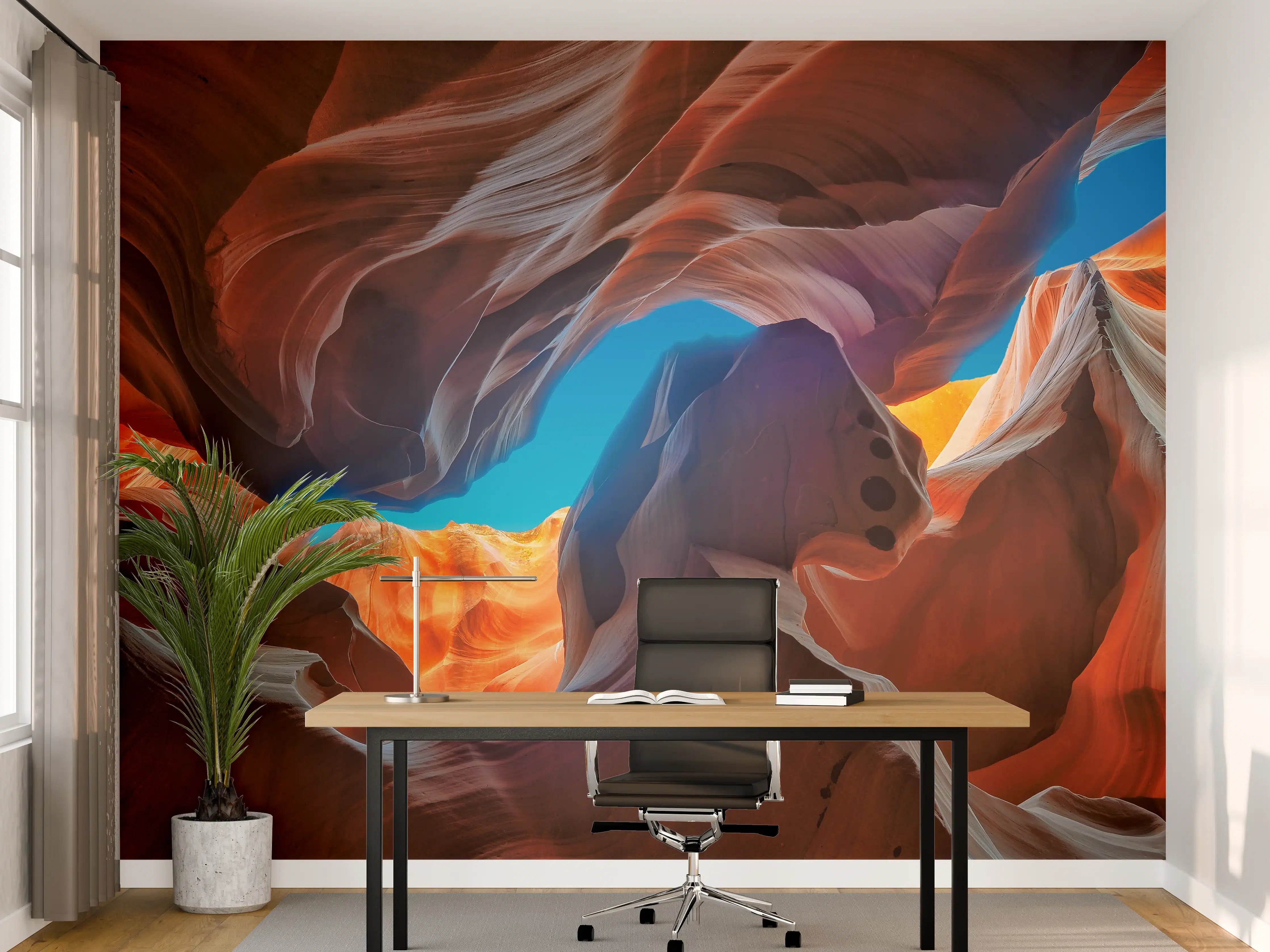 Büro Wandgestaltung - Der magische Antelope Canyon
