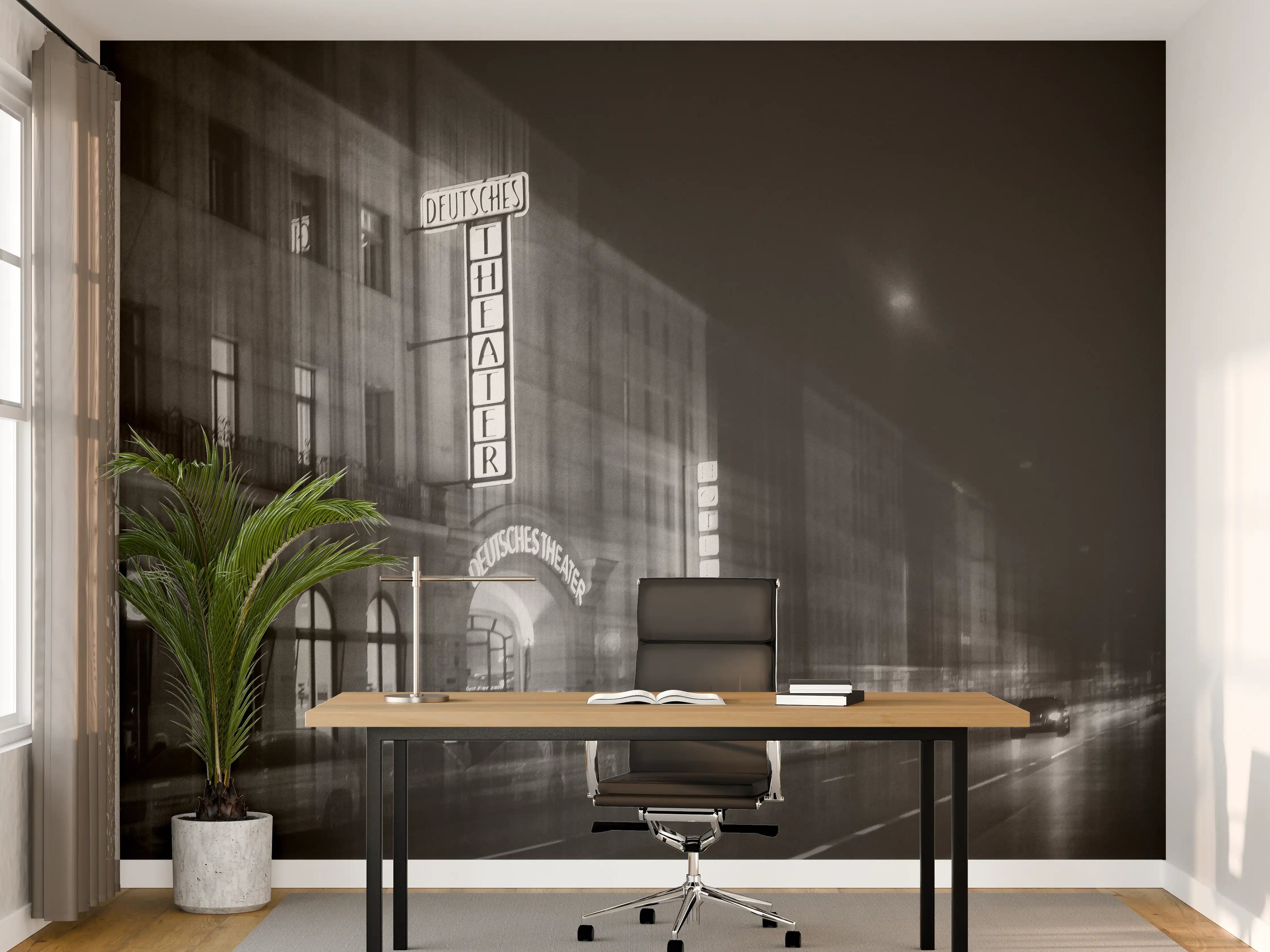 Büro Wandgestaltung - Deutsches Theater Night BW