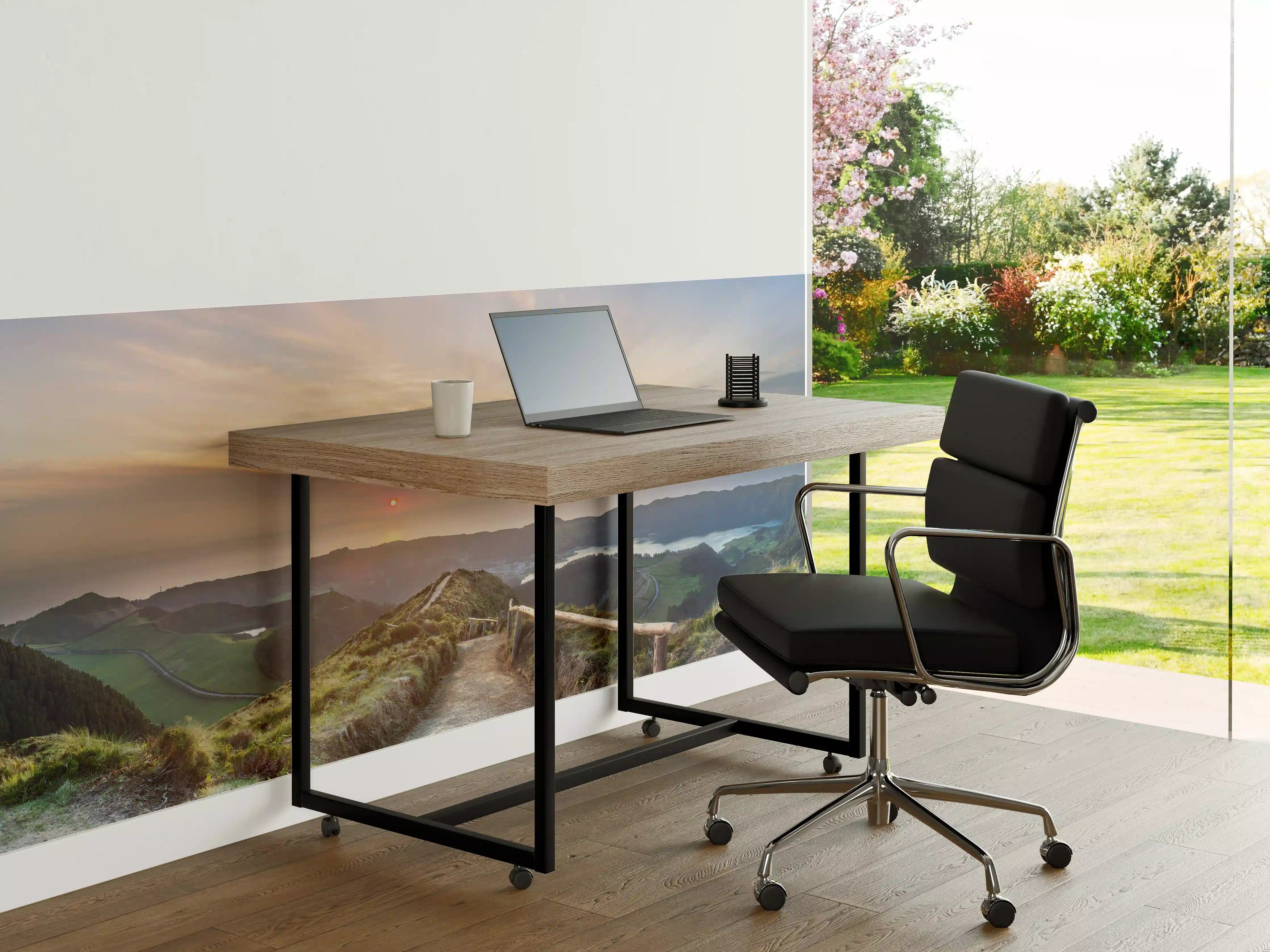 Büro Wandgestaltung - Die Insel Sao Miguel und der See Ponta Delgada