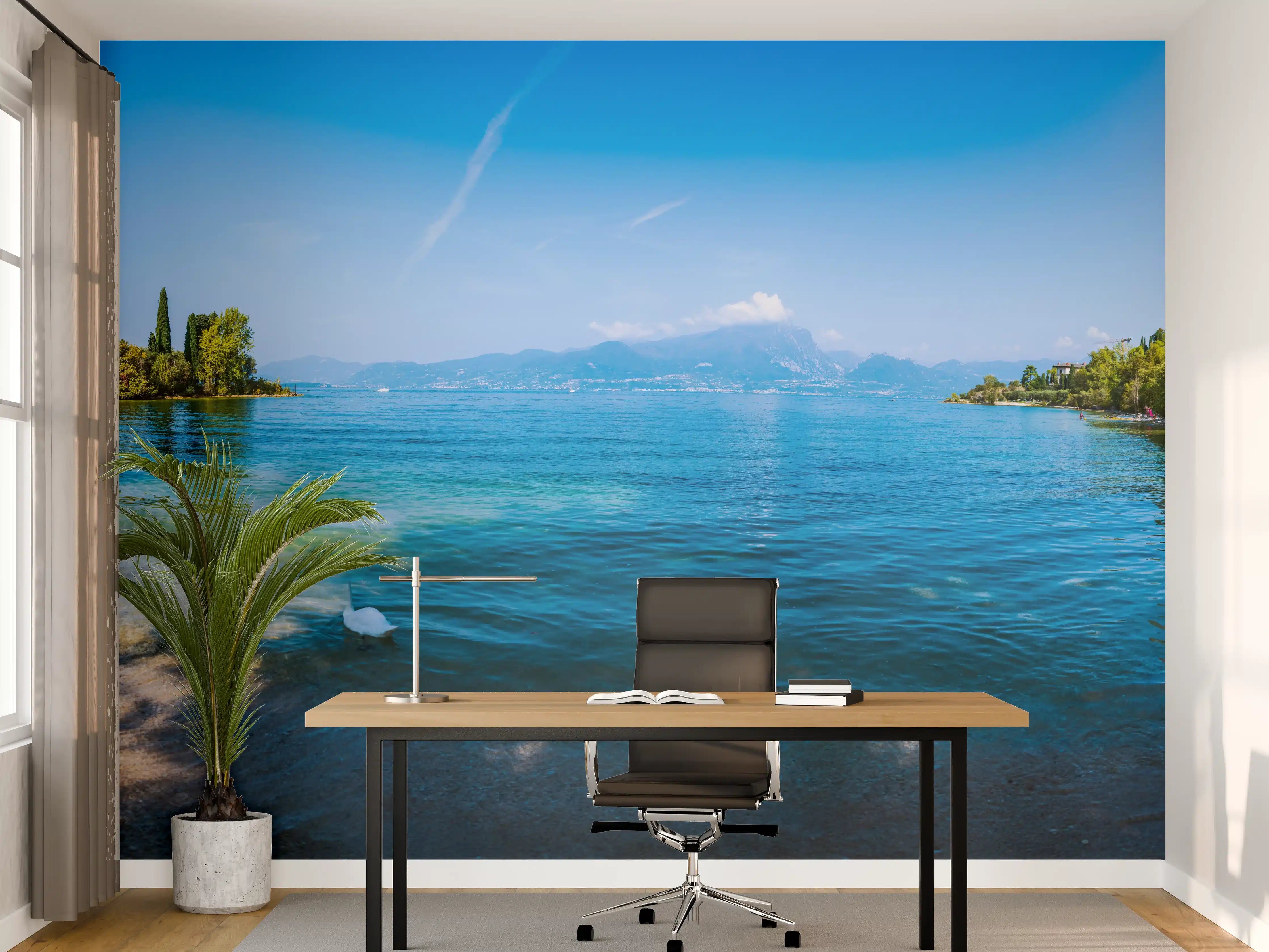 Büro Wandgestaltung - Die Schönheit von Punta San Vigilio