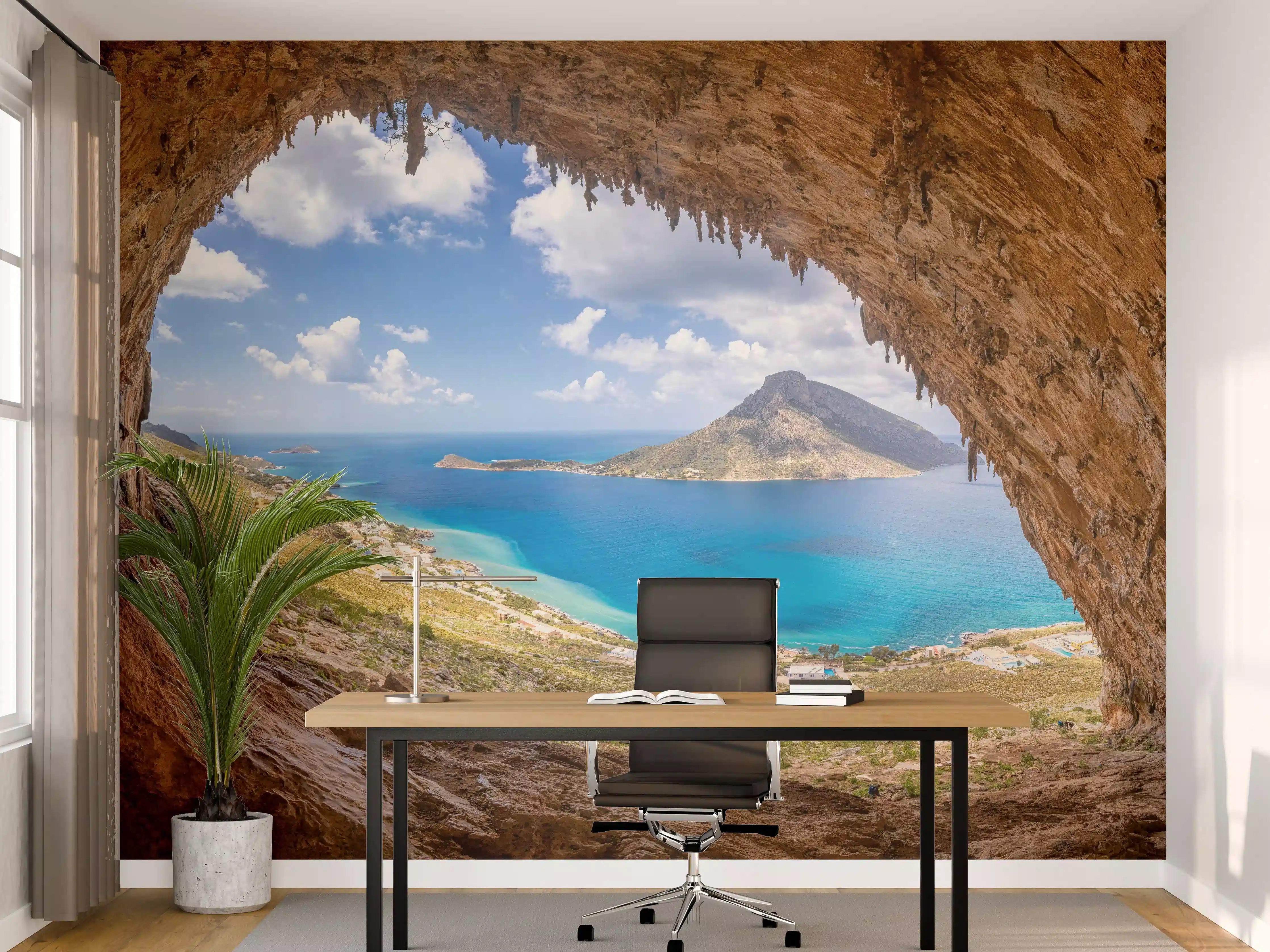 Büro Wandgestaltung - Die berühmte Grande Grotta mit Blick aufs Meer