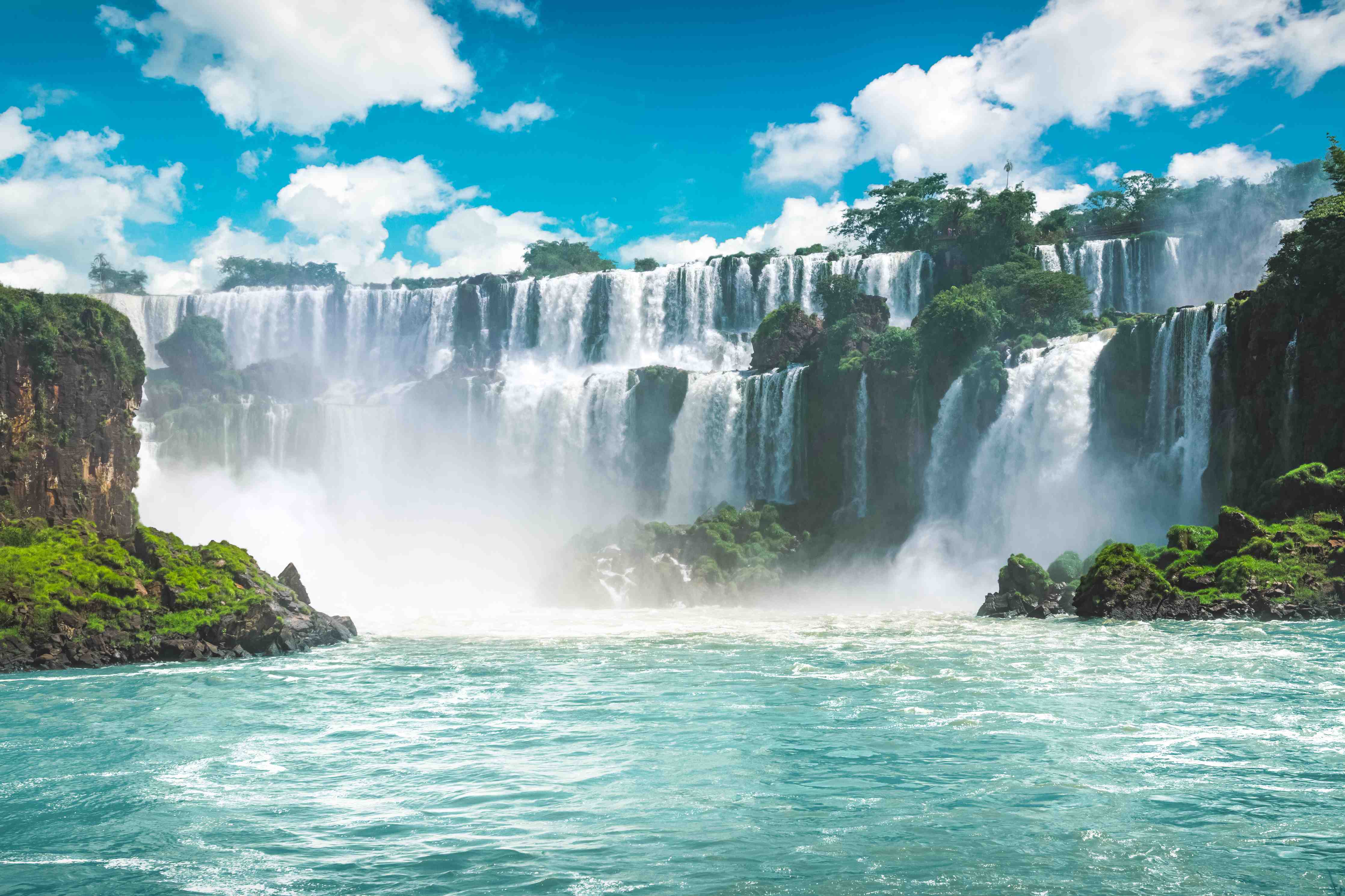 Büro Wandgestaltung-Die erstaunlichen Iguazu-Wasserfälle in Brasilien