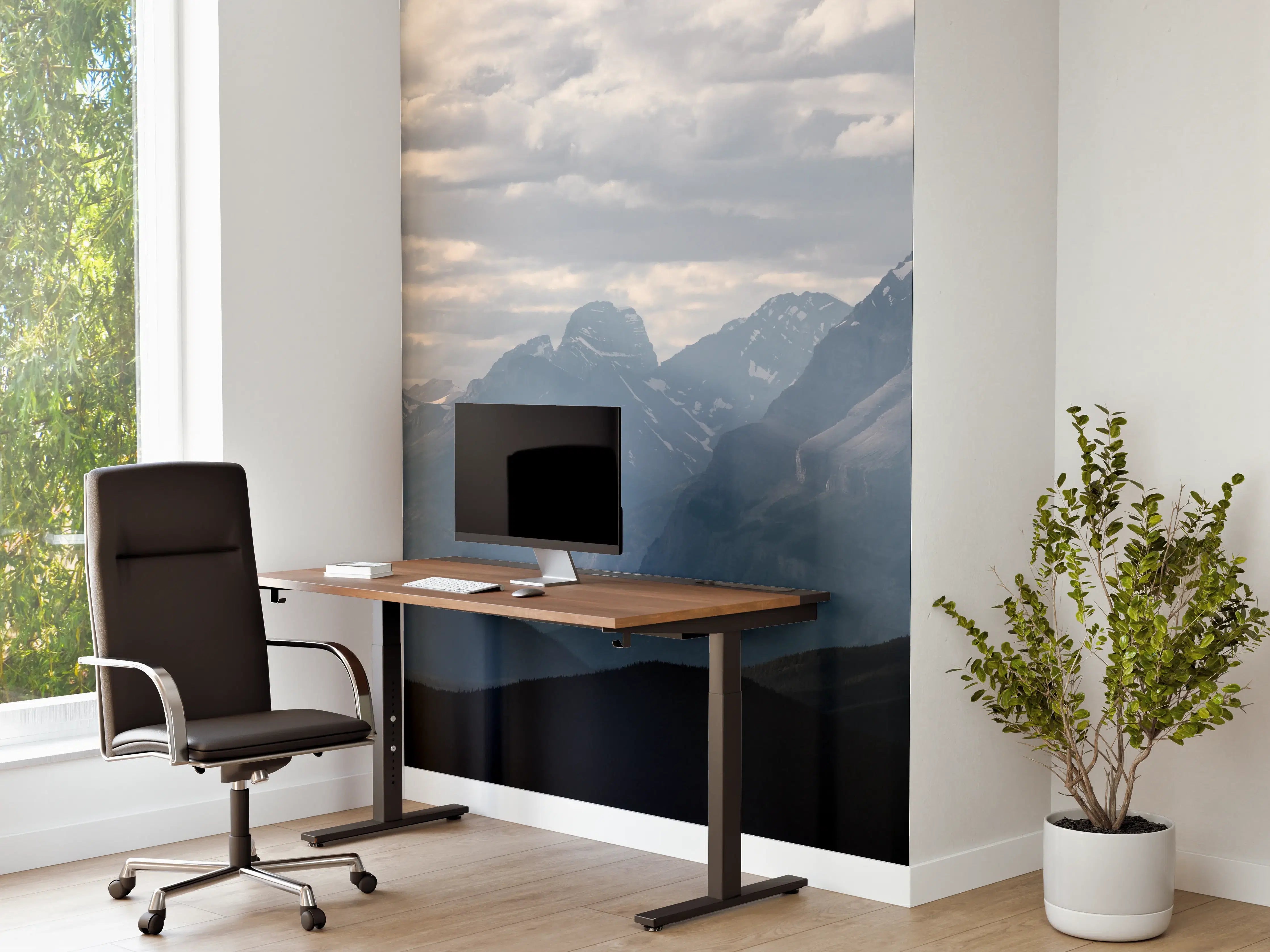 Büro Wandgestaltung - Dramatische Landschaft entlang der Icefields Park