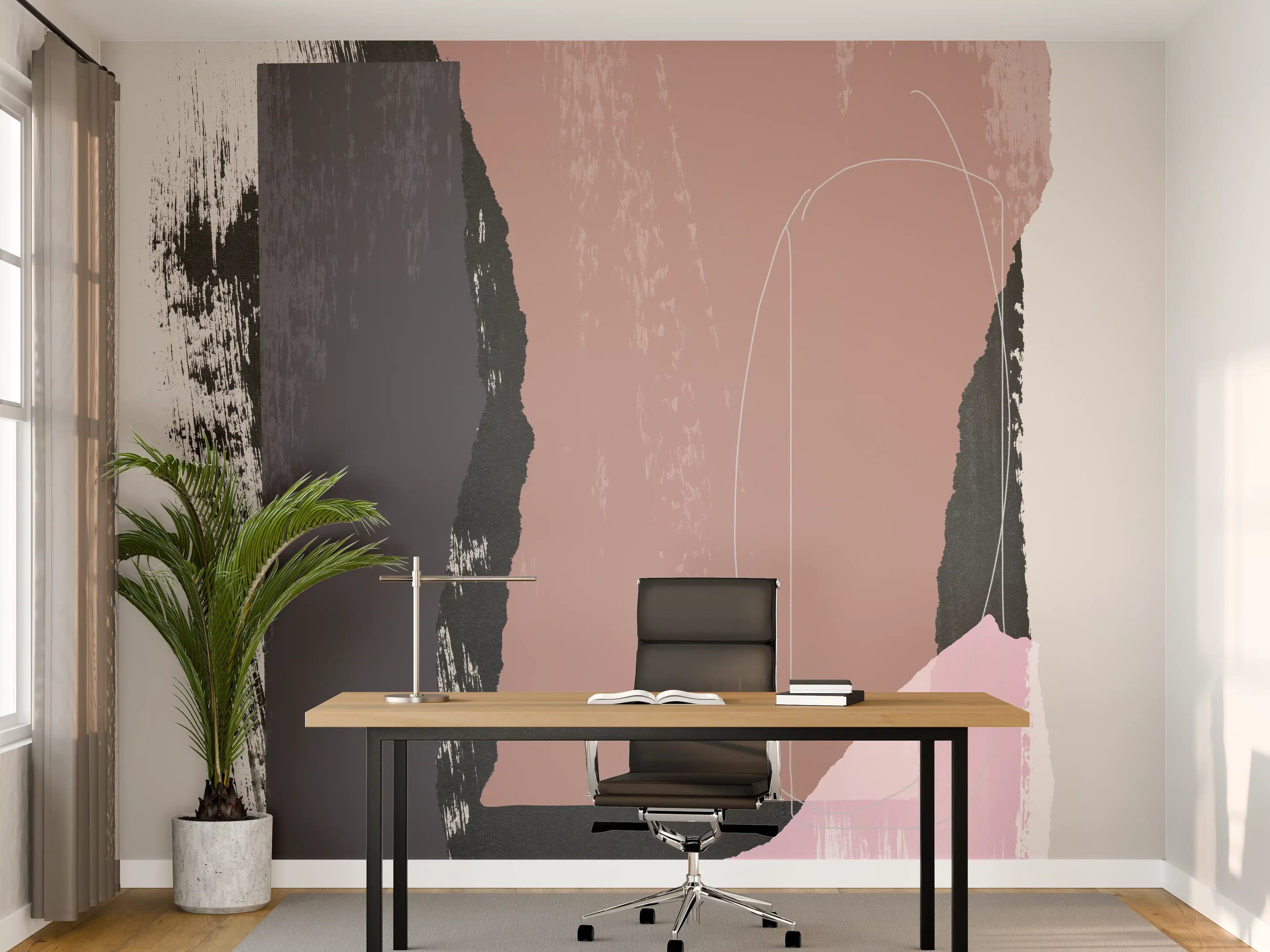 Büro Wandgestaltung - Dramatischer Wasserfall Island