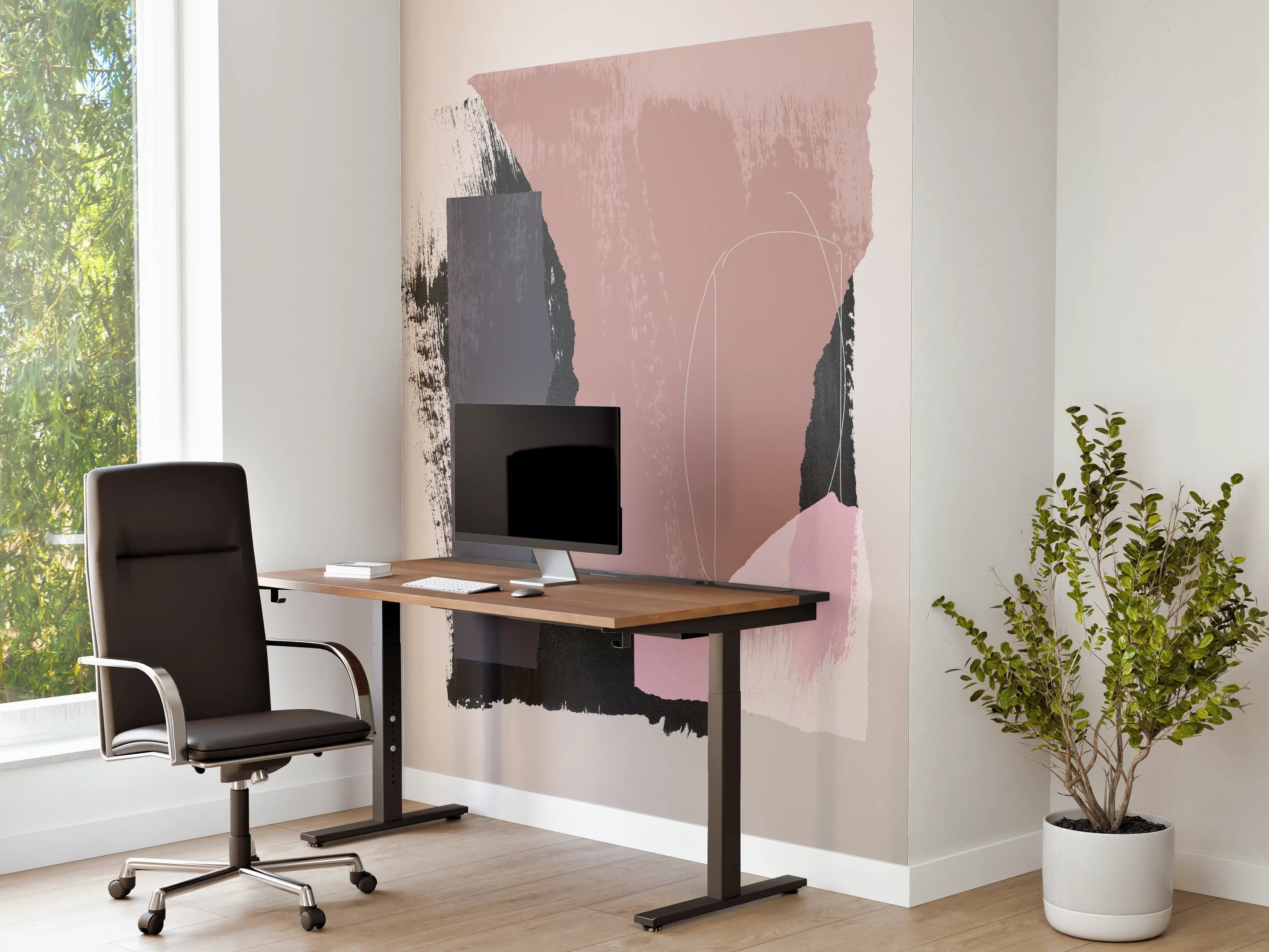 Büro Wandgestaltung - Dramatischer Wasserfall Island