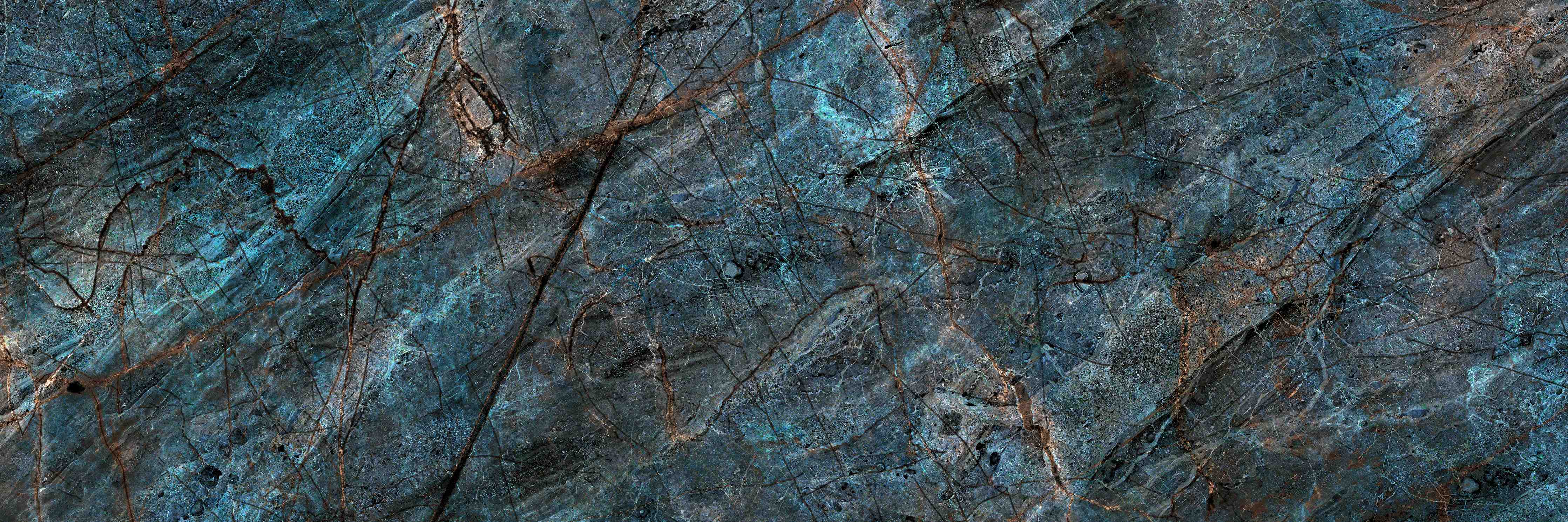 Büro Wandgestaltung-Dunkler rustikaler Marmor - bläulich