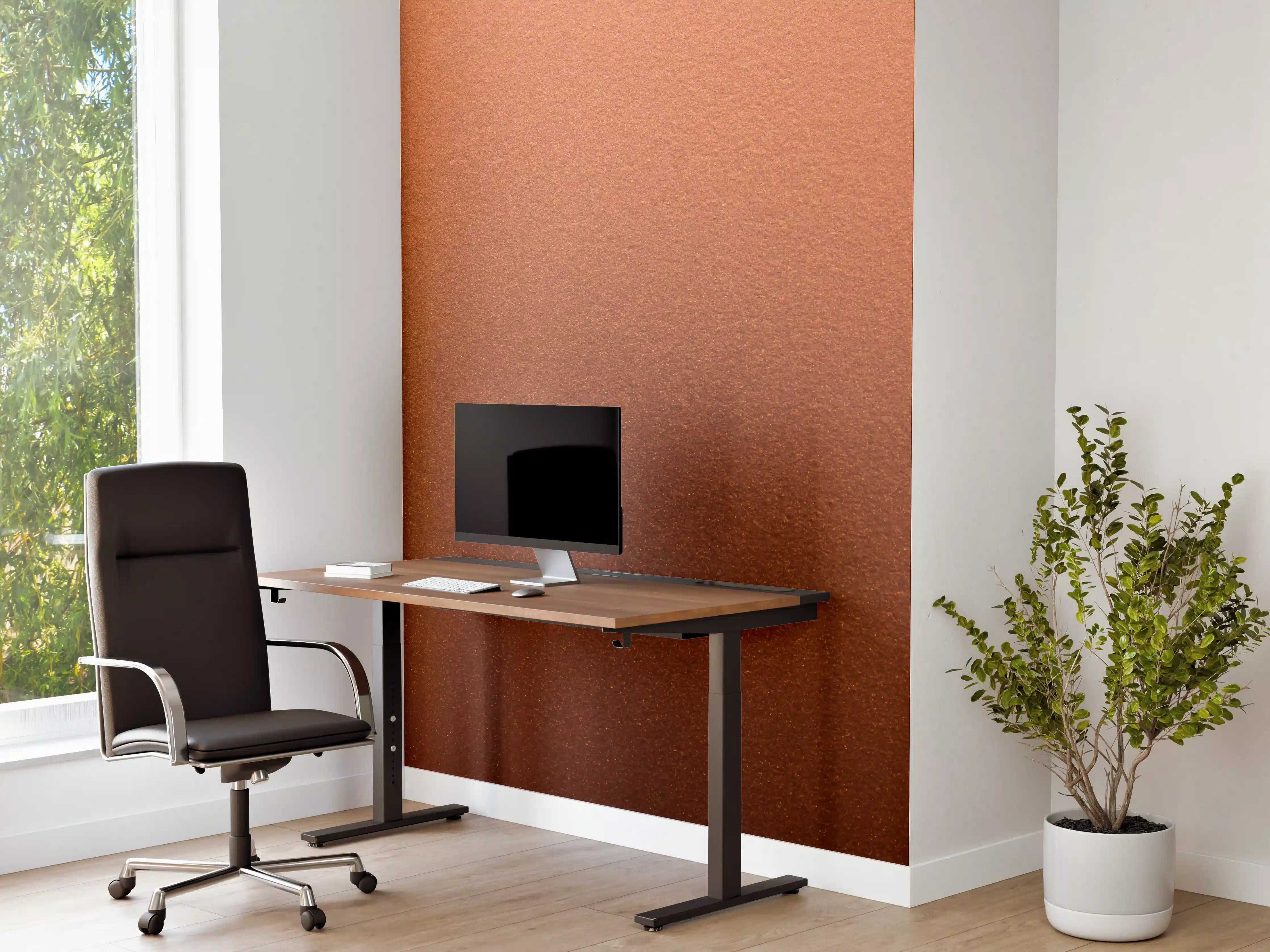Büro Wandgestaltung - Dunkles blasses Bronze
