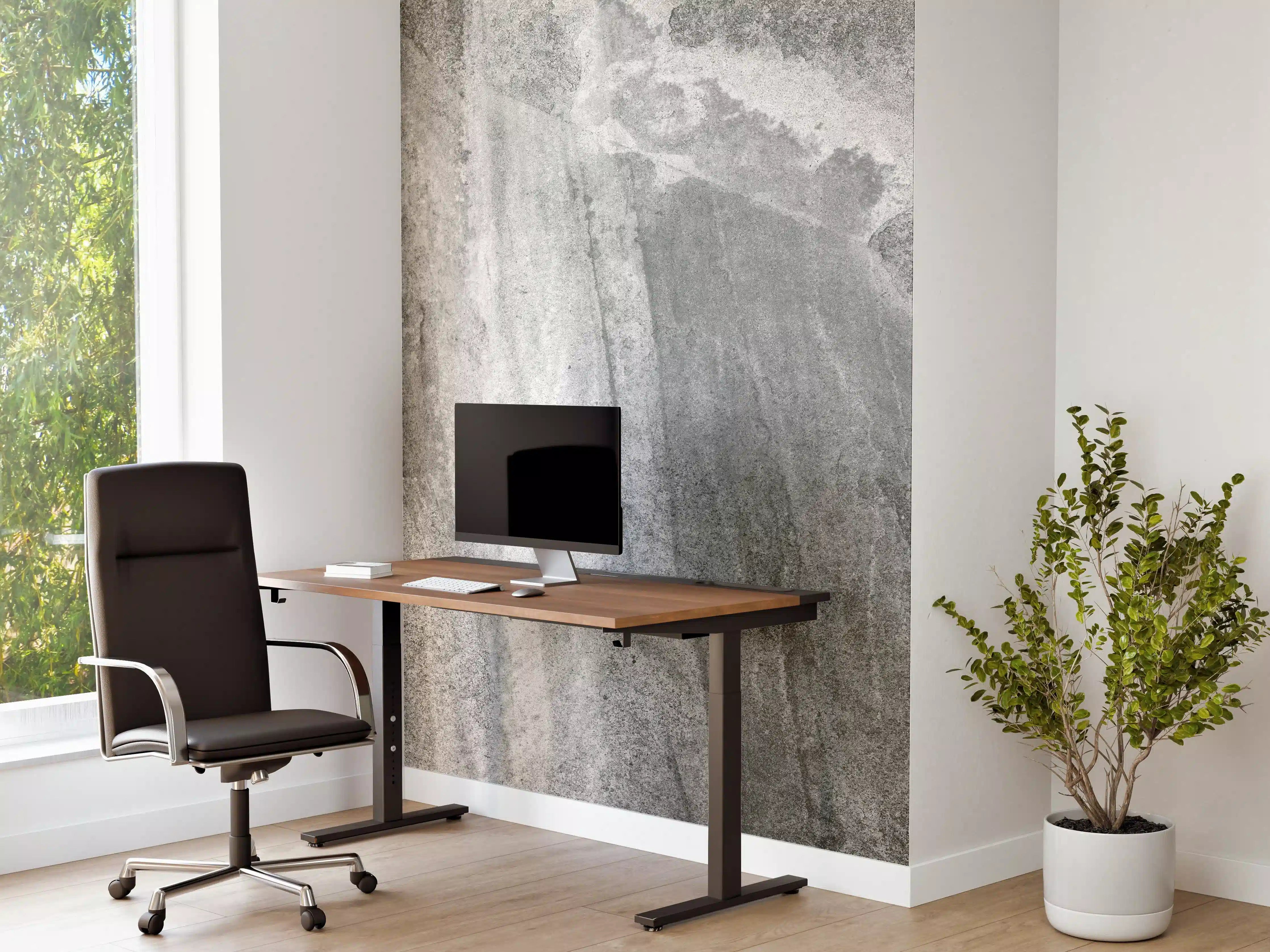 Büro Wandgestaltung - Edel Graue Marmor Textur