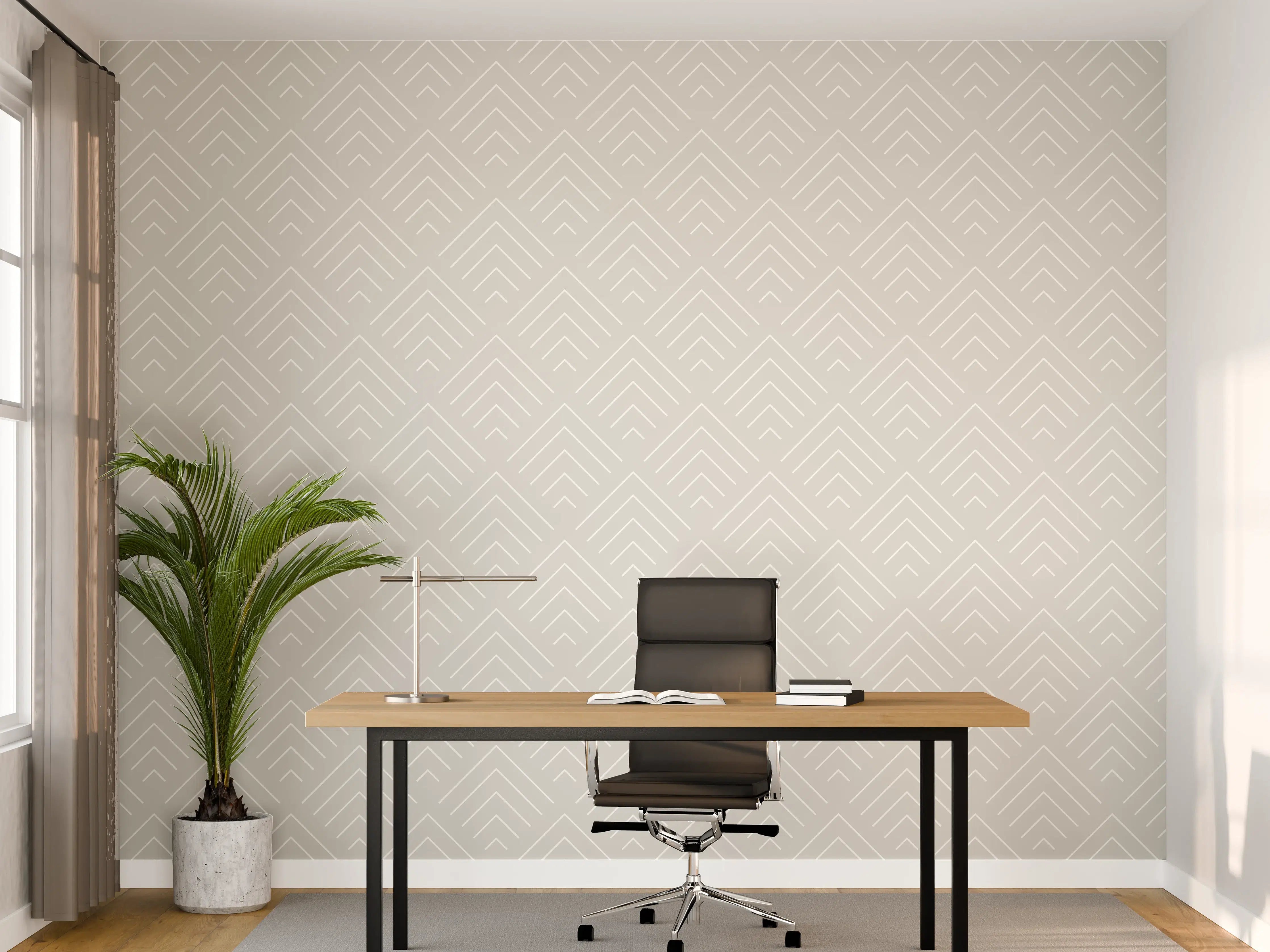Büro Wandgestaltung - Edle Graue-Marmor-Textur mit feiner Maserung