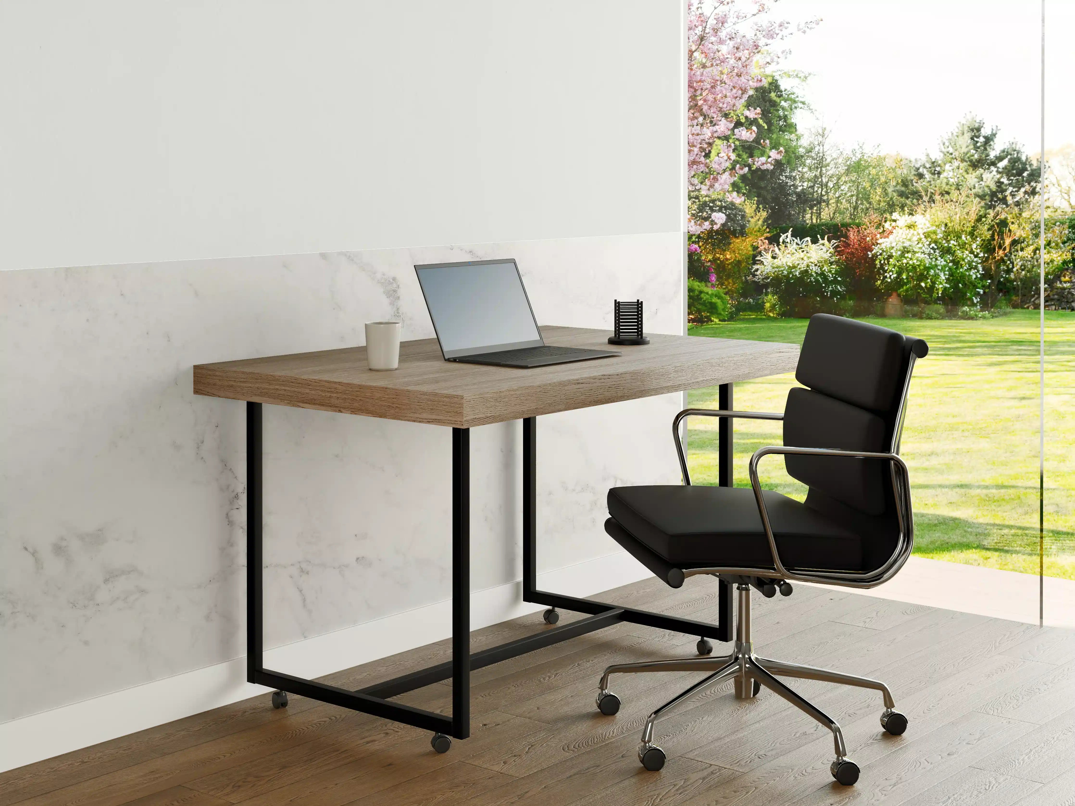 Büro Wandgestaltung - Edler Weiß-Marmor-Effekt