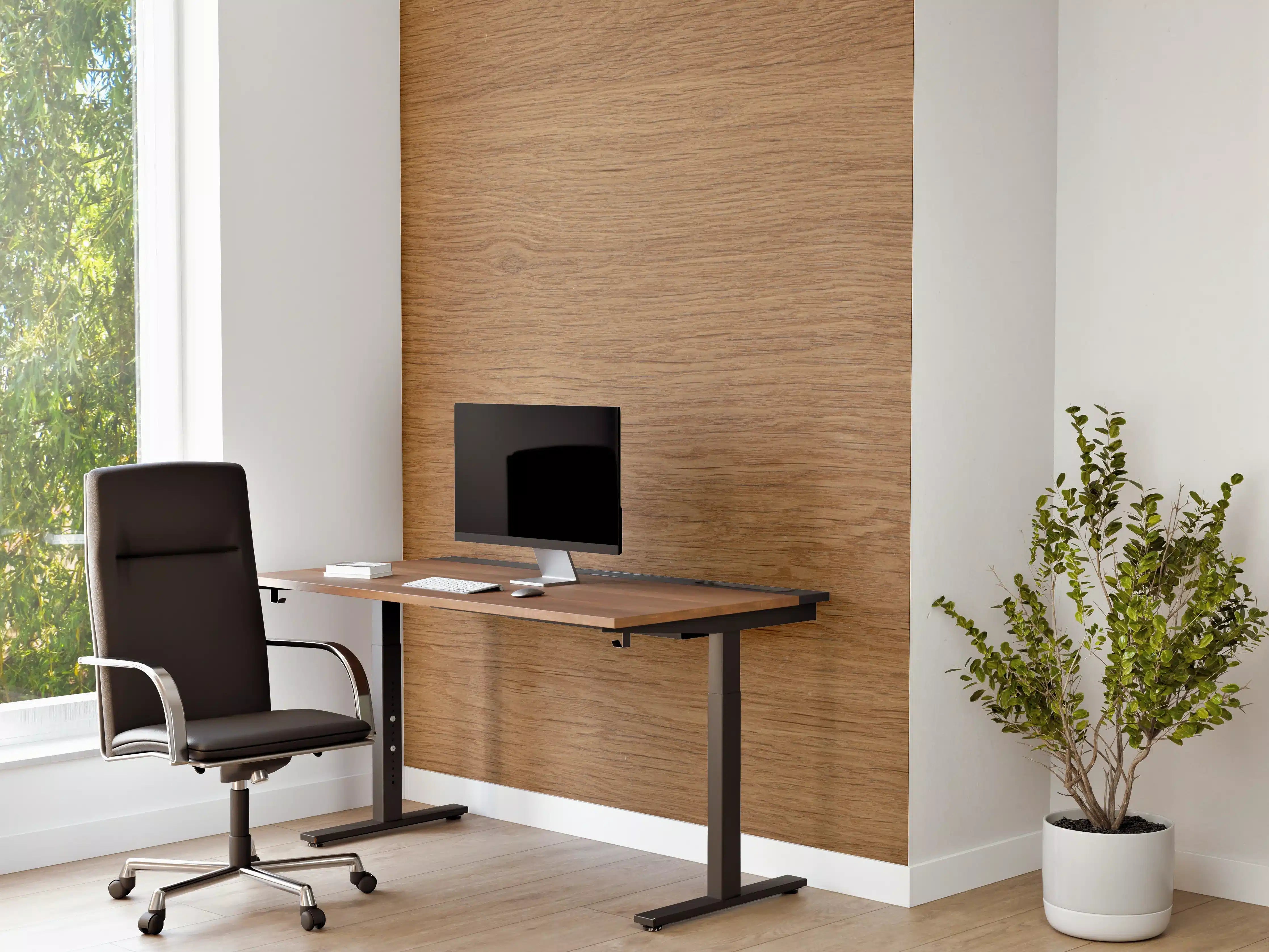 Büro Wandgestaltung - Eiche Parkett Holz Textur