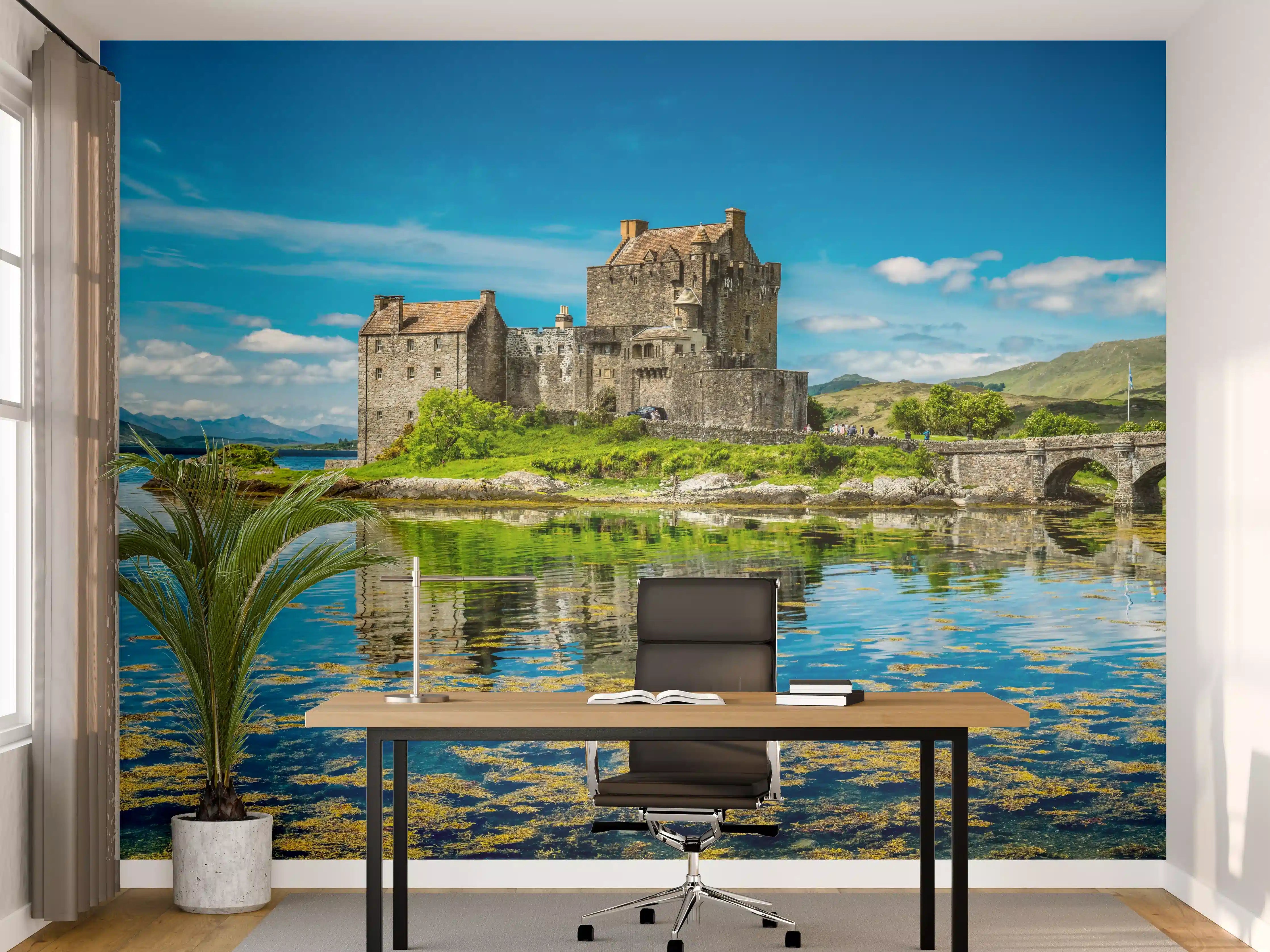 Büro Wandgestaltung - Eilean Donan Castle