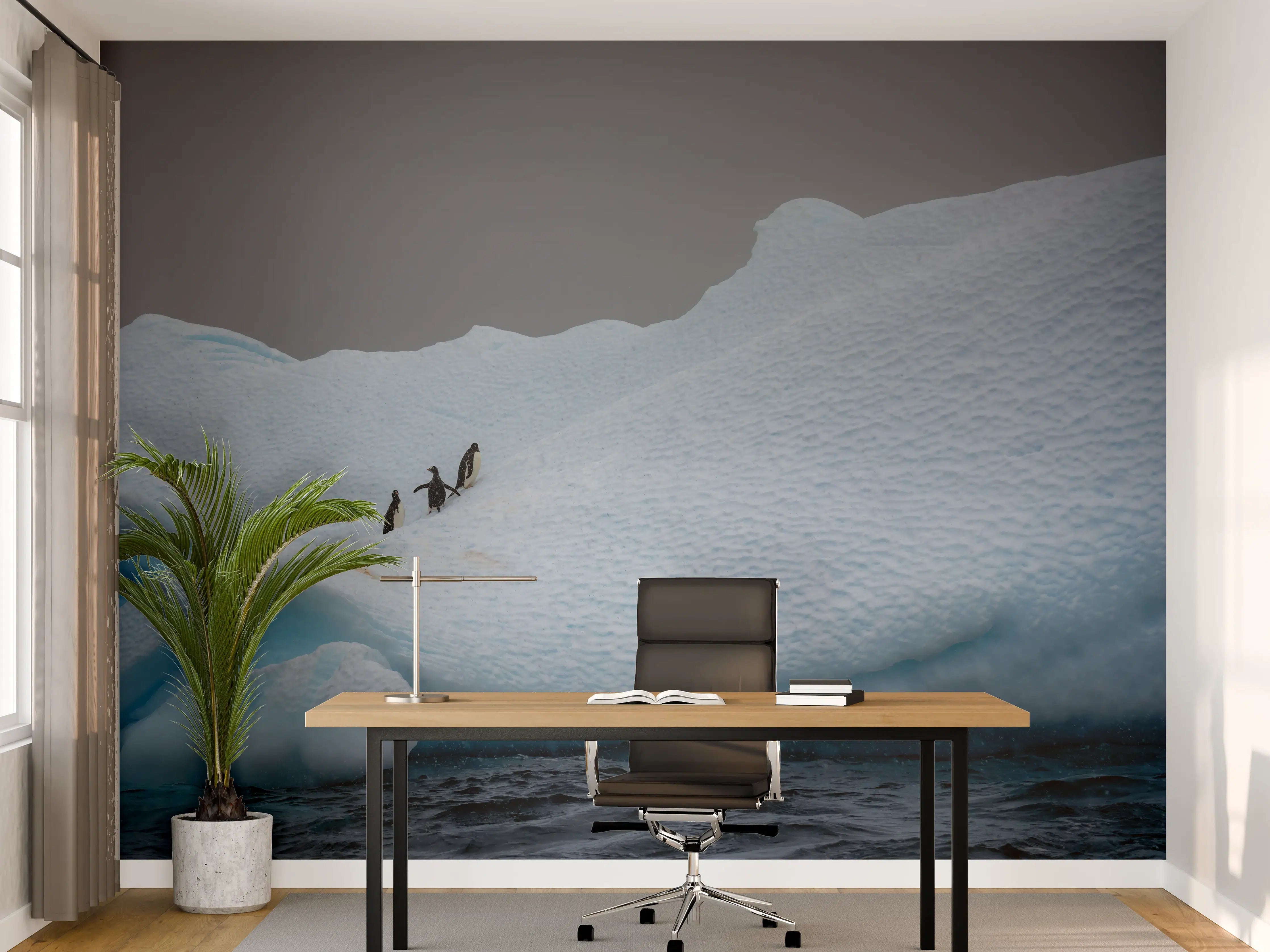 Büro Wandgestaltung - Eisige Region - Südpol