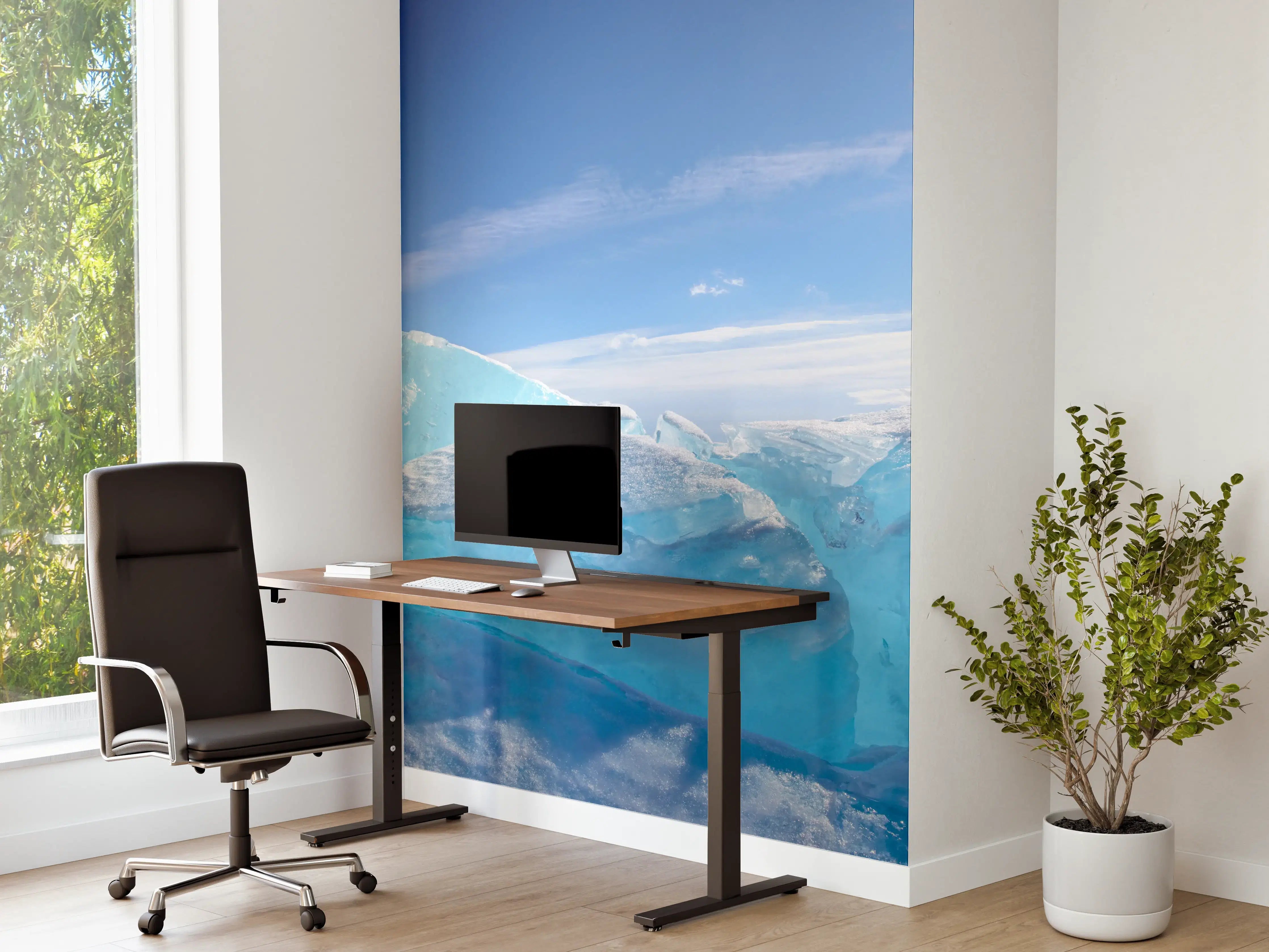 Büro Wandgestaltung - Eisriff am Baikalsee