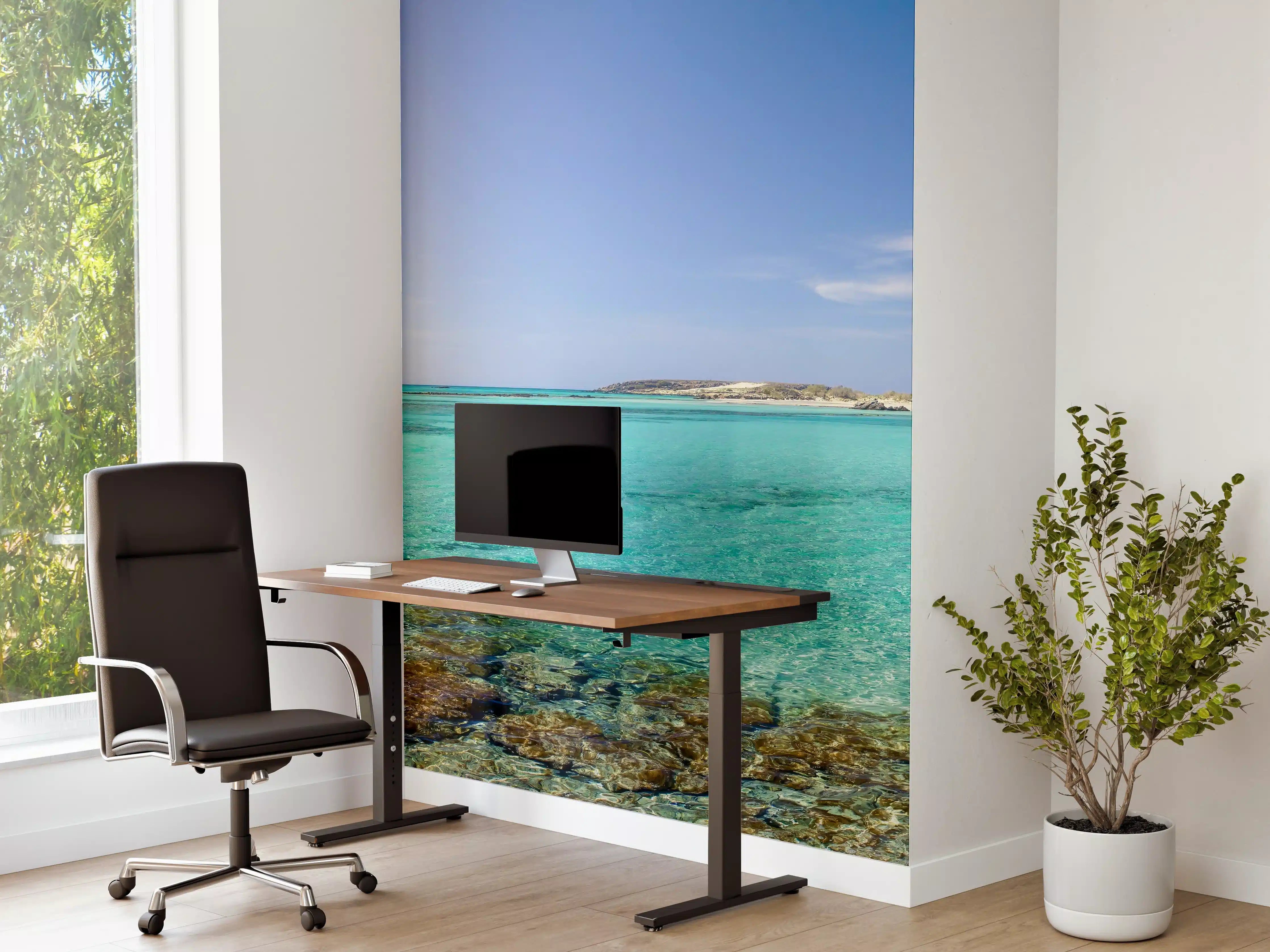 Büro Wandgestaltung - Elafonisi Strand Panorama