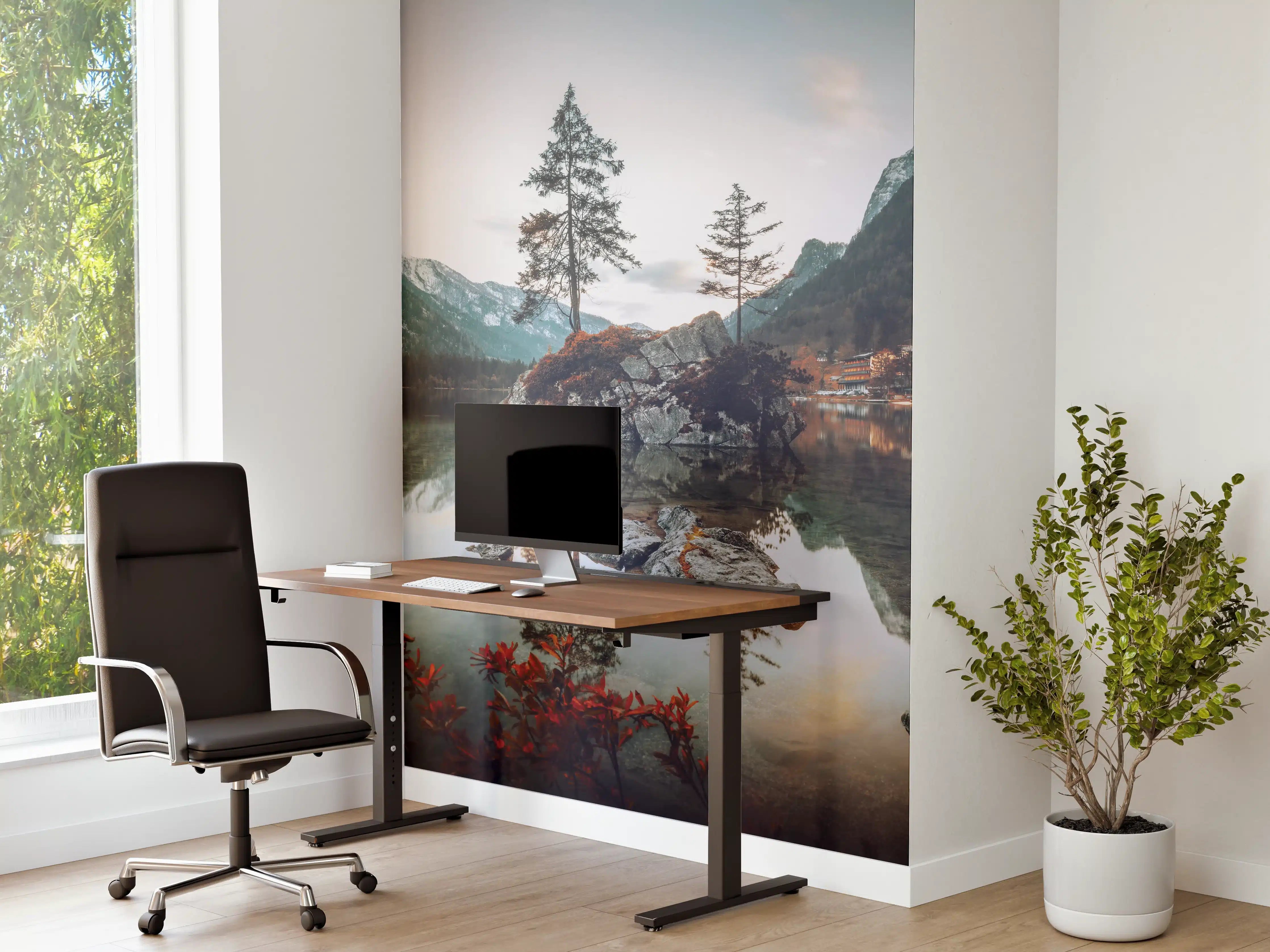 Büro Wandgestaltung - Elbsandsteingebirge bei Abendsonne