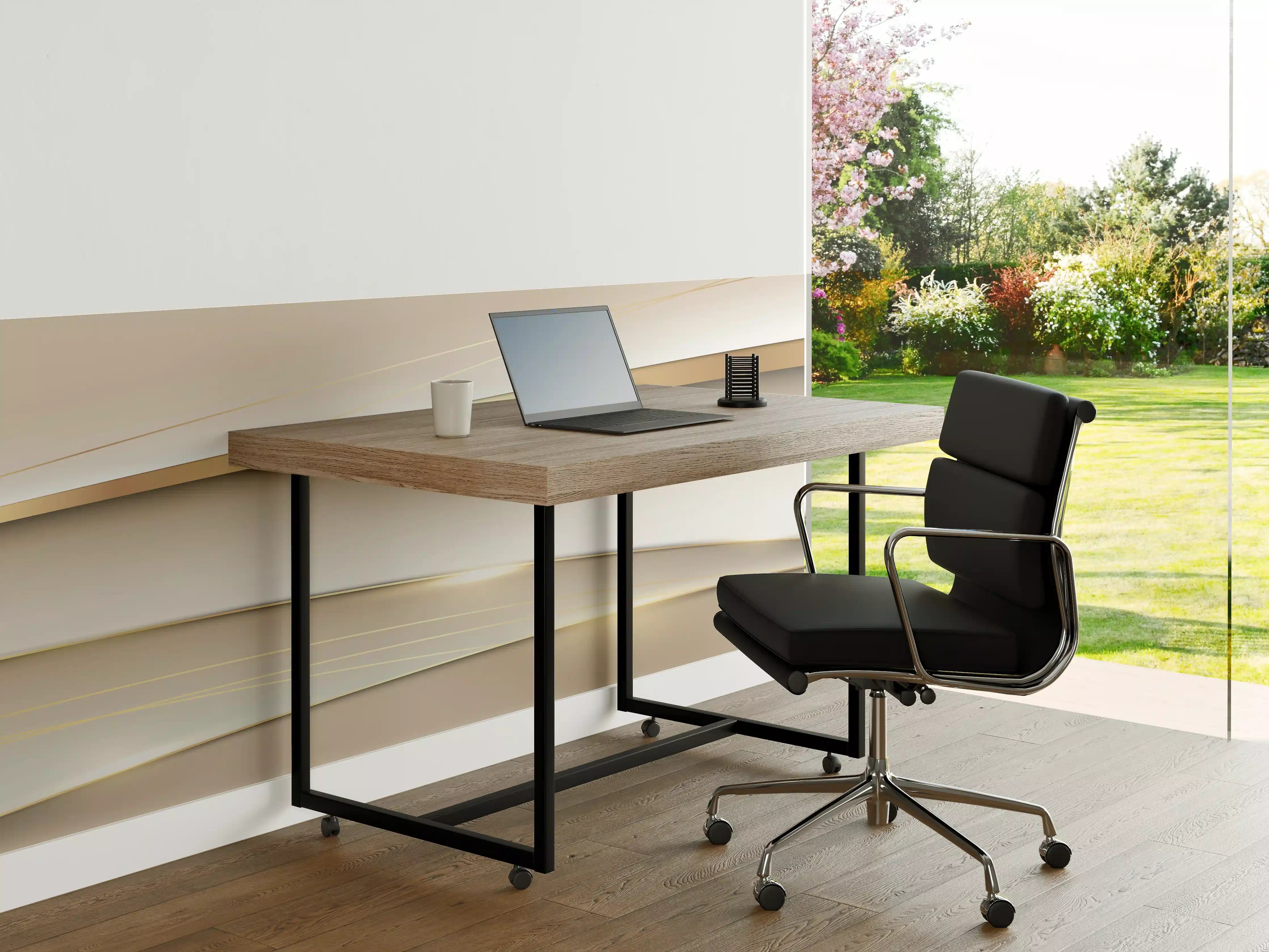 Büro Wandgestaltung - Elegante Abstrakte Goldweiß Design