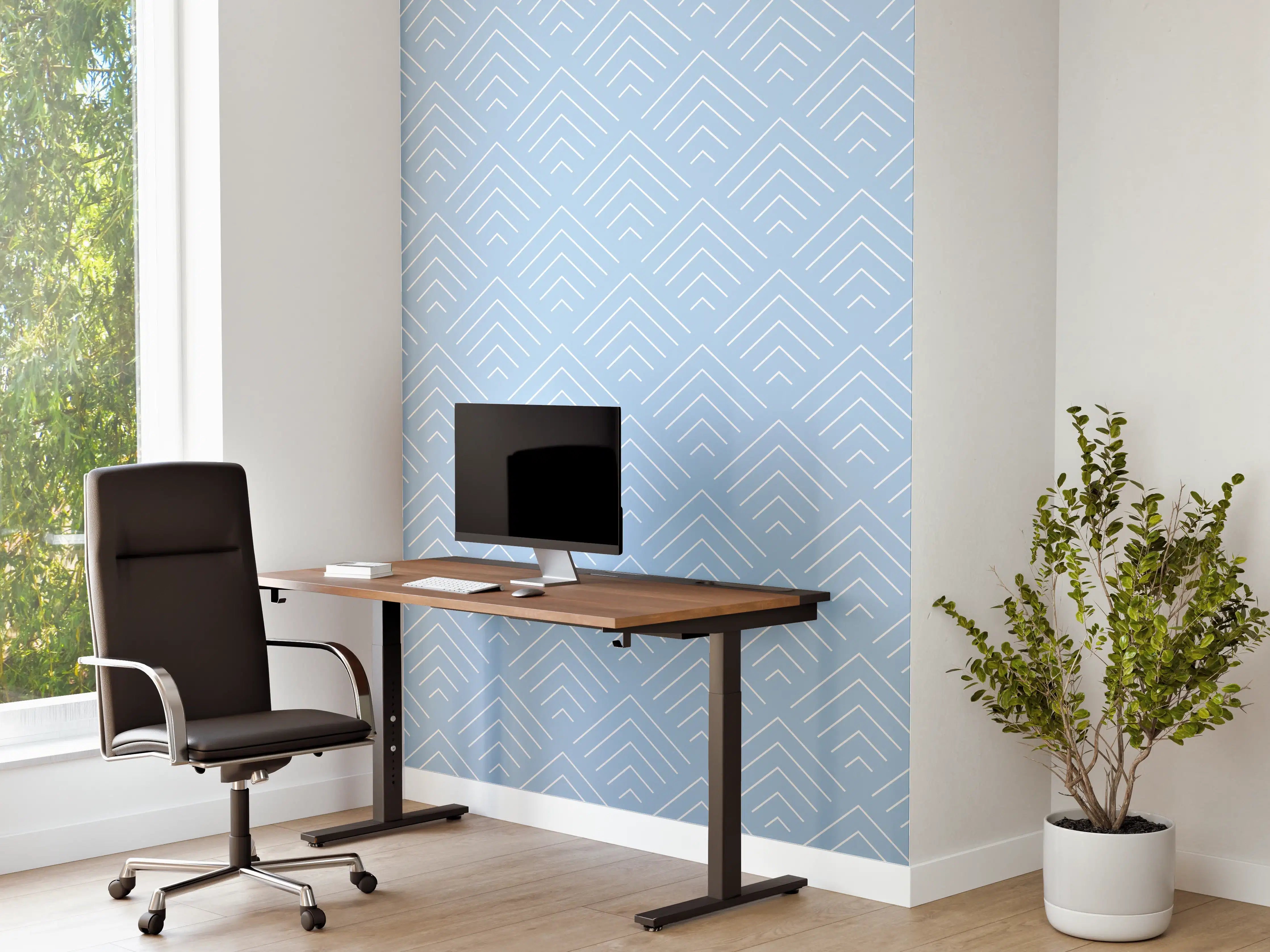 Büro Wandgestaltung - Elegante Wasserfall-Keramik