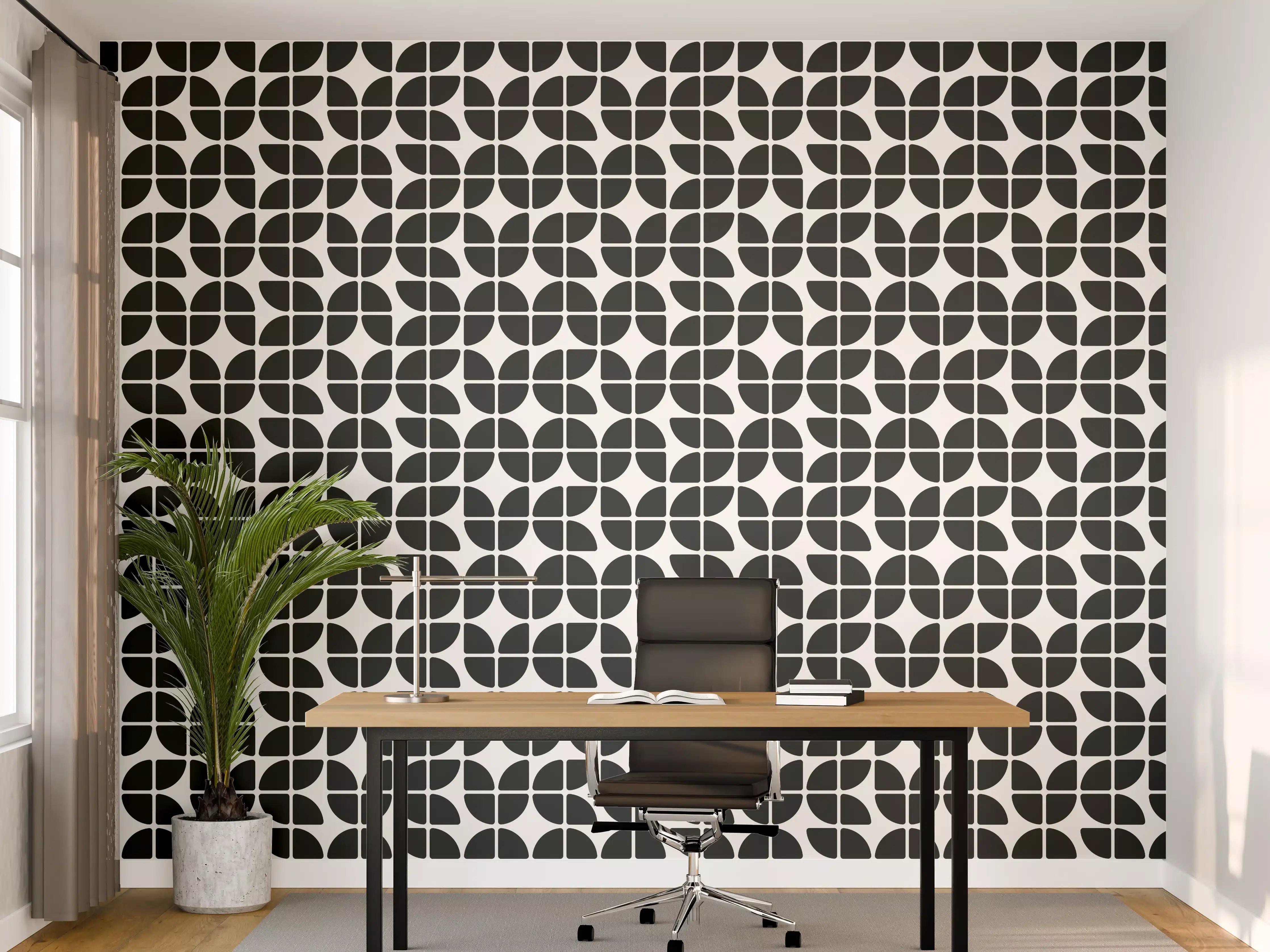 Büro Wandgestaltung - Elegante weiße Marmorfläche mit zarten Graunuancen