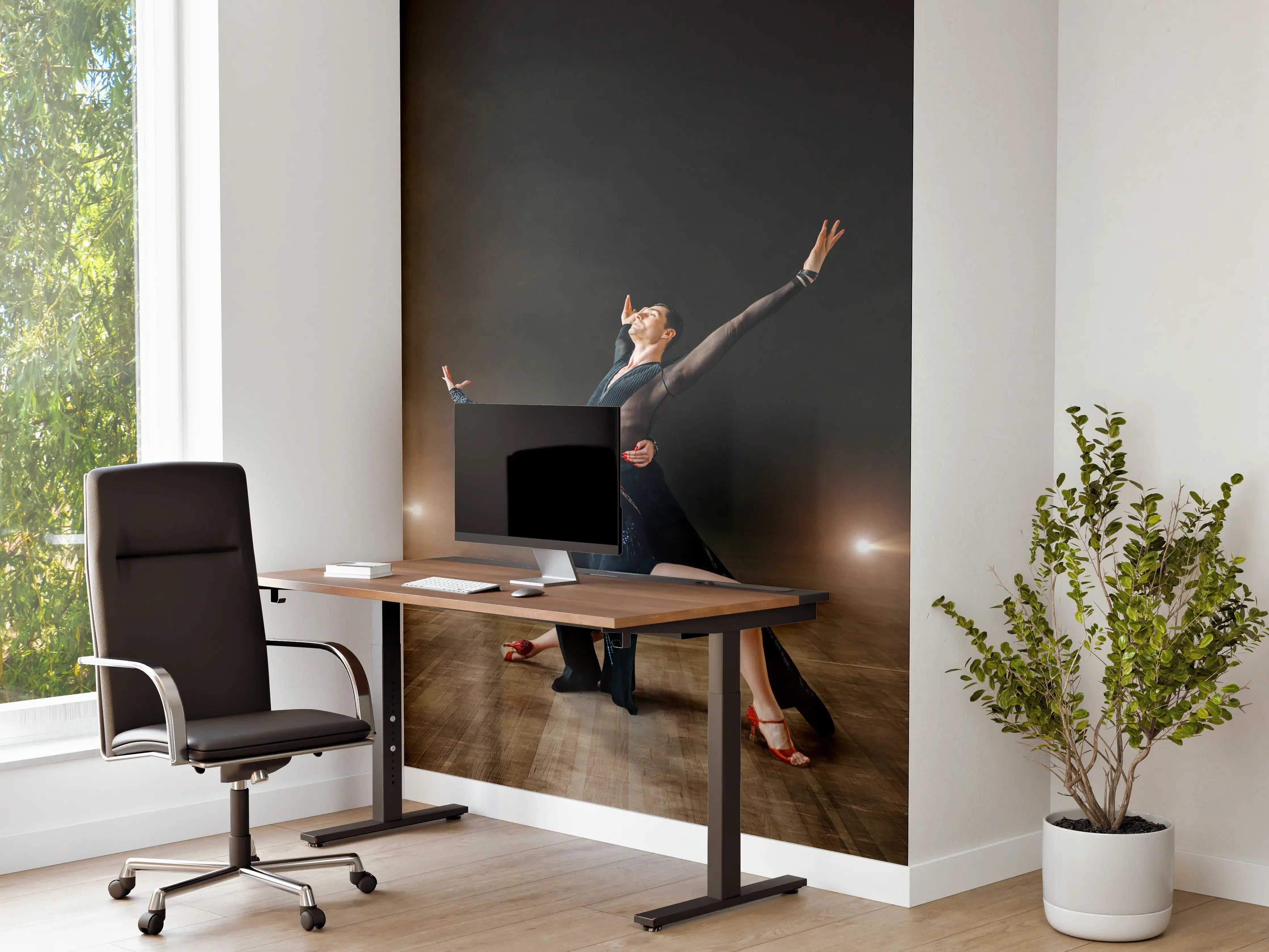 Büro Wandgestaltung - Elegantes Tanzpaar - Samba