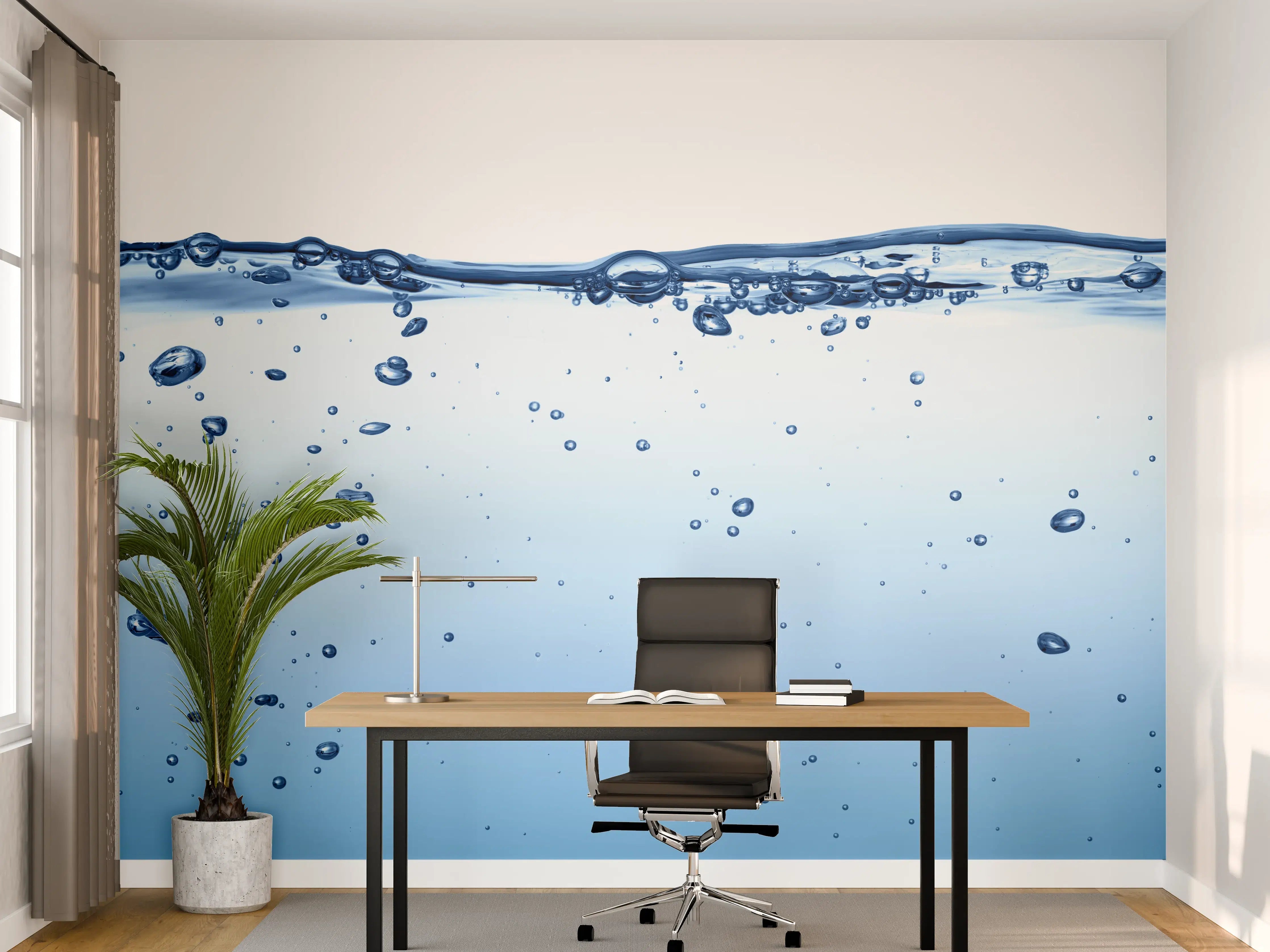 Büro Wandgestaltung - Energie des Wassers