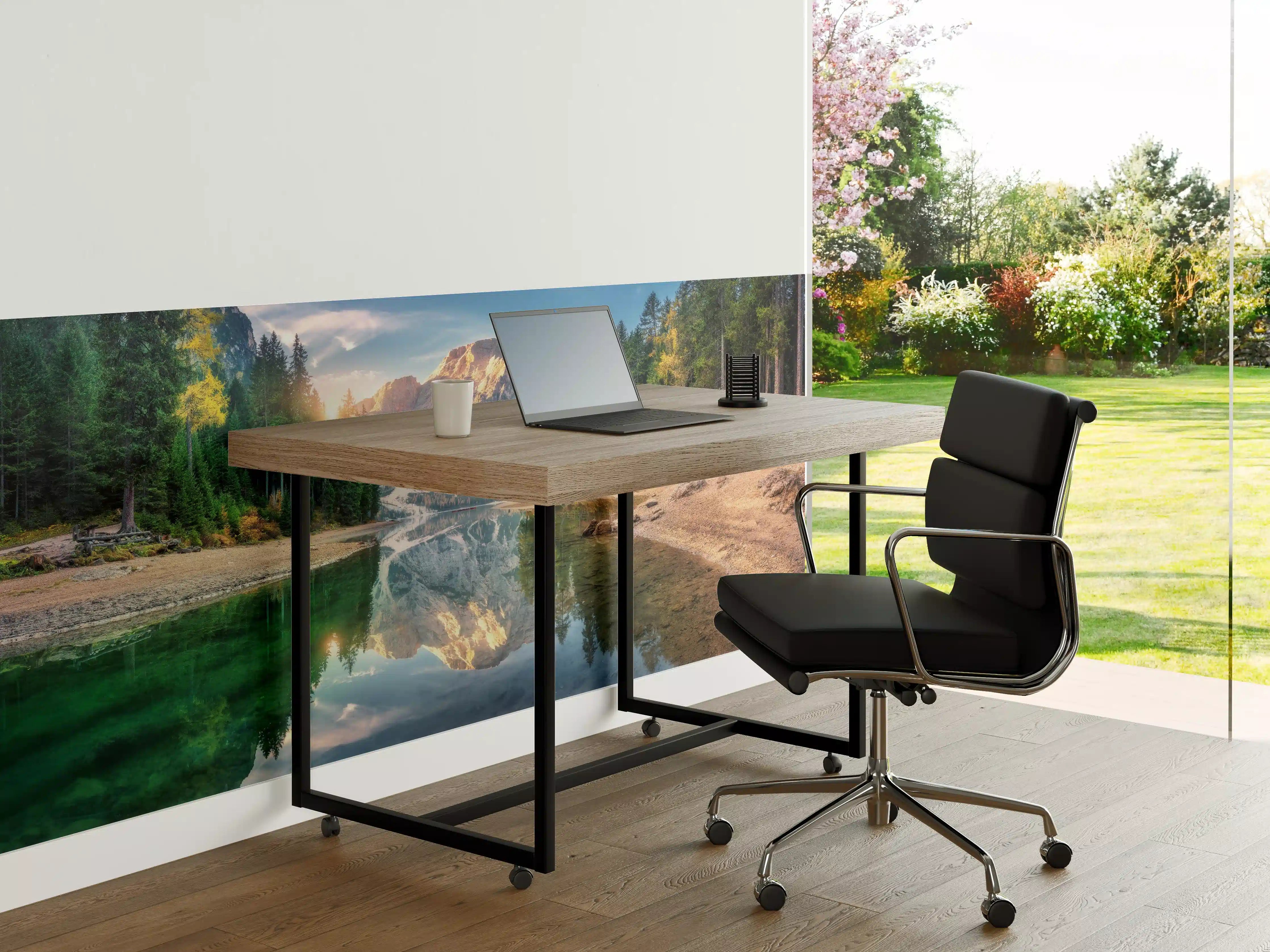 Büro Wandgestaltung - Erstaunlicher Pragser Wildsee bei Sonnenaufgang