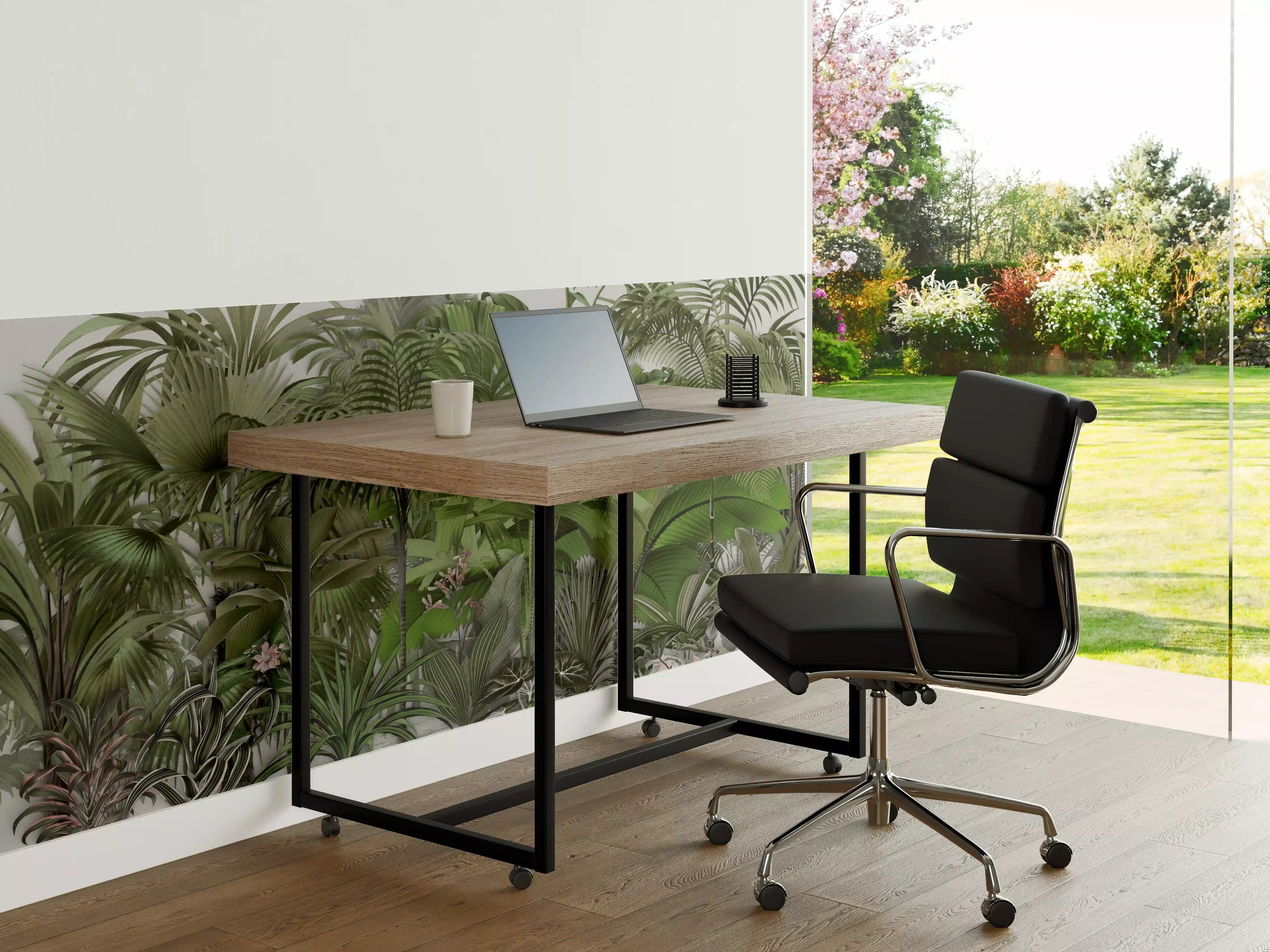 Büro Wandgestaltung - Exotische Sträuche