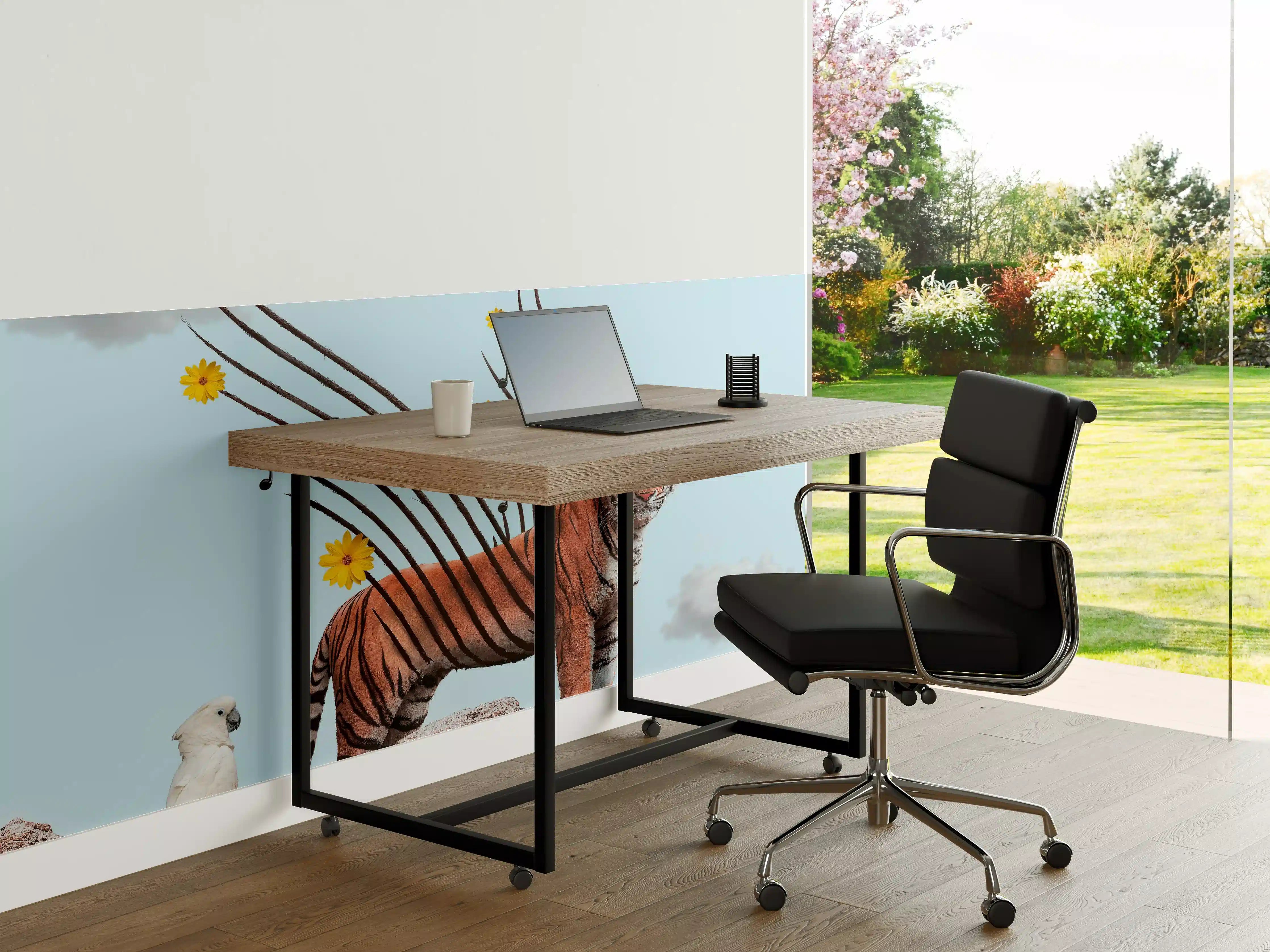 Büro Wandgestaltung - Exotischer Tiger - Grafik