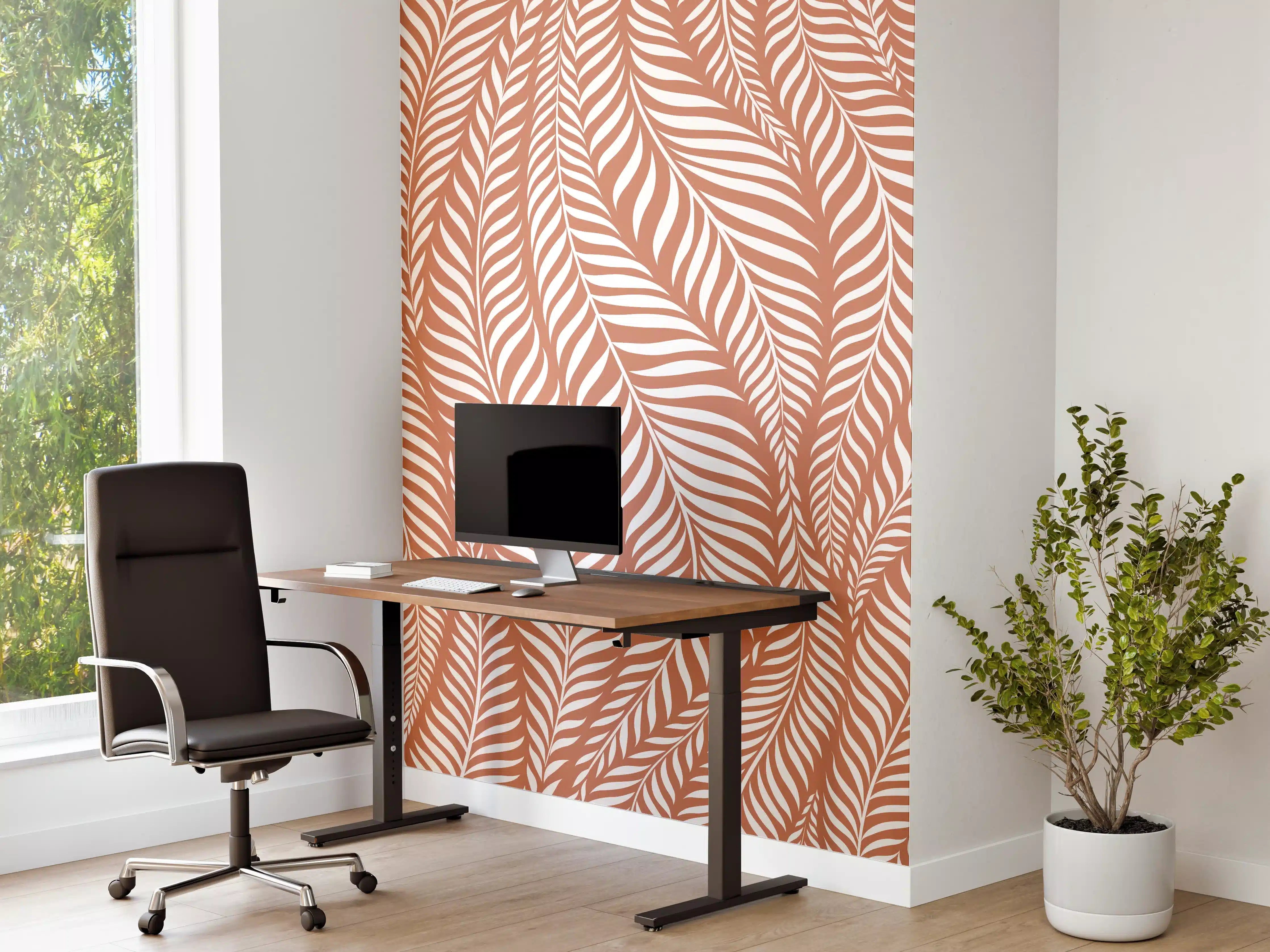 Büro Wandgestaltung - Exquisite weiße Marmortextur mit sanften Graunuancen
