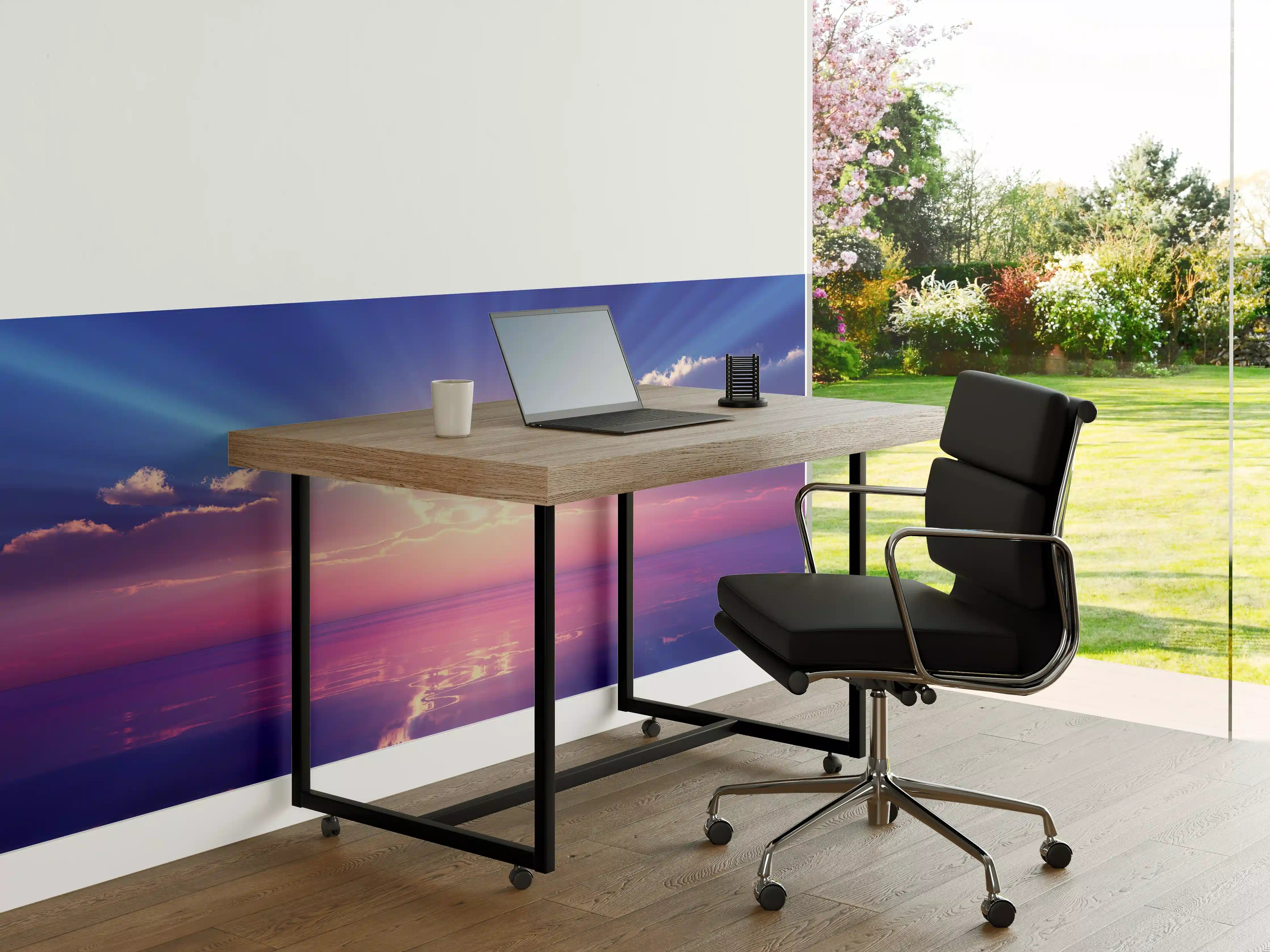 Büro Wandgestaltung - Fantasievoller Sonnenuntergang über dem Meer
