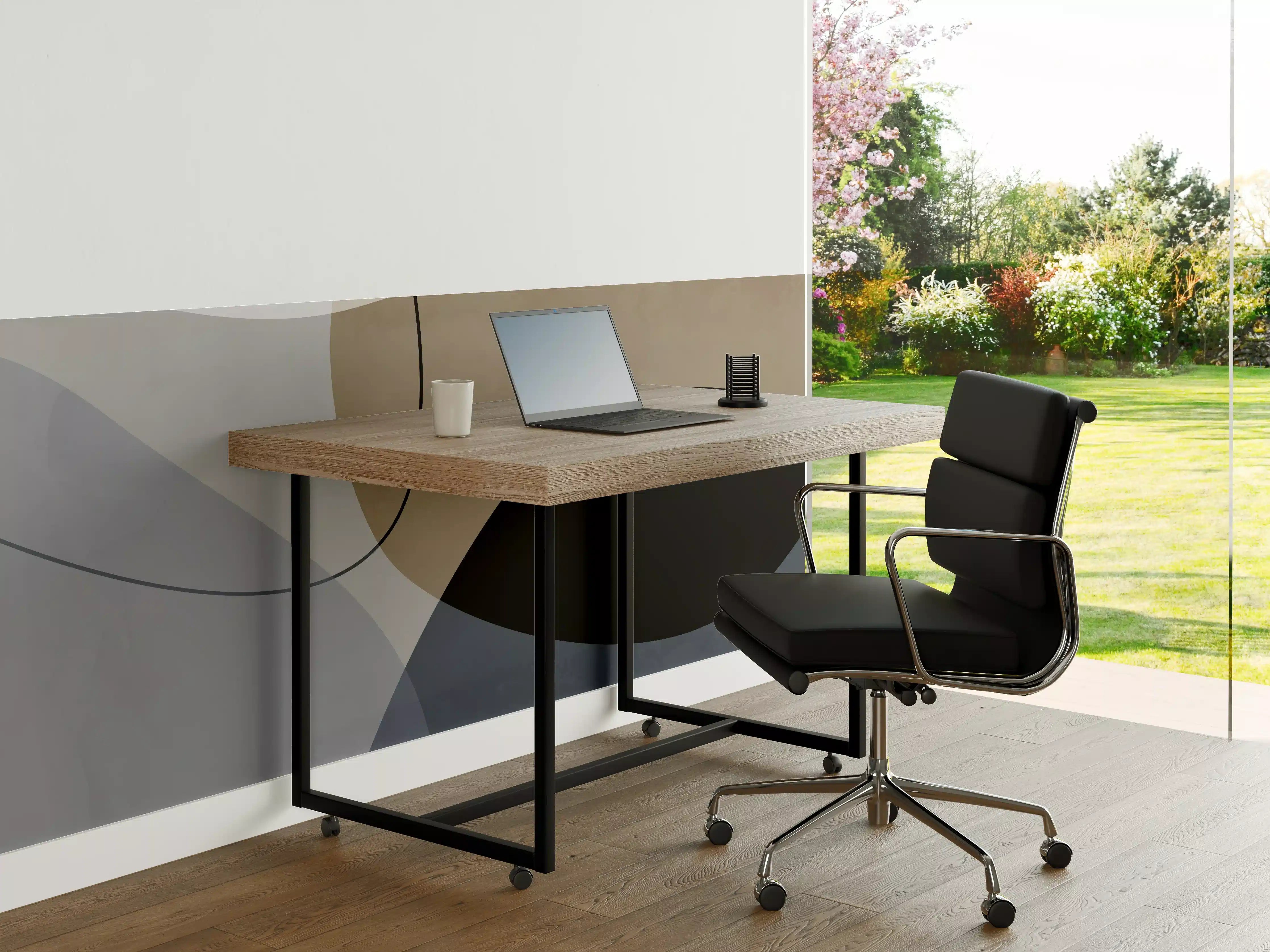 Büro Wandgestaltung - Farbenpracht Dorfidylle