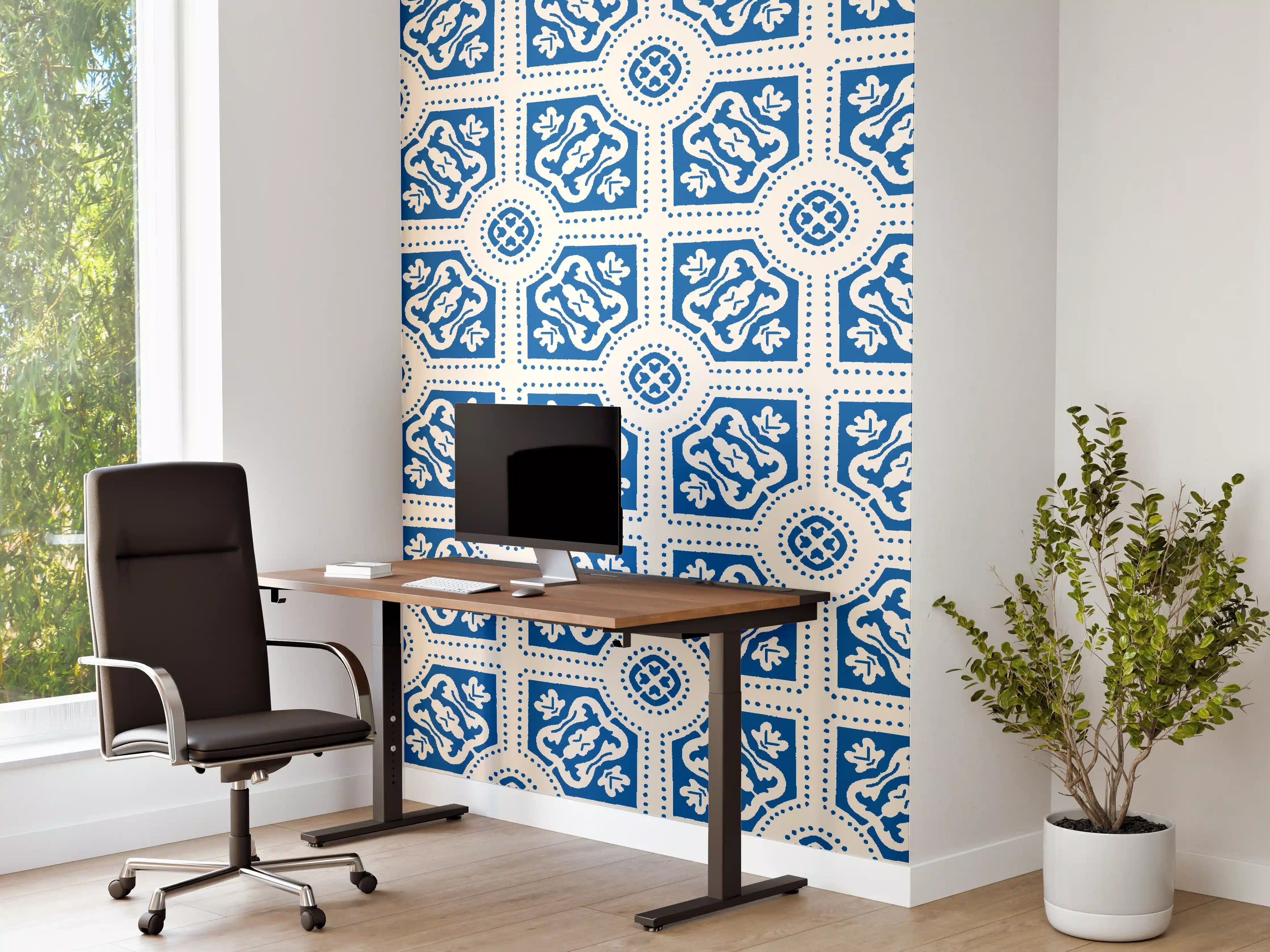 Büro Wandgestaltung - Fliesenkunst Portugals