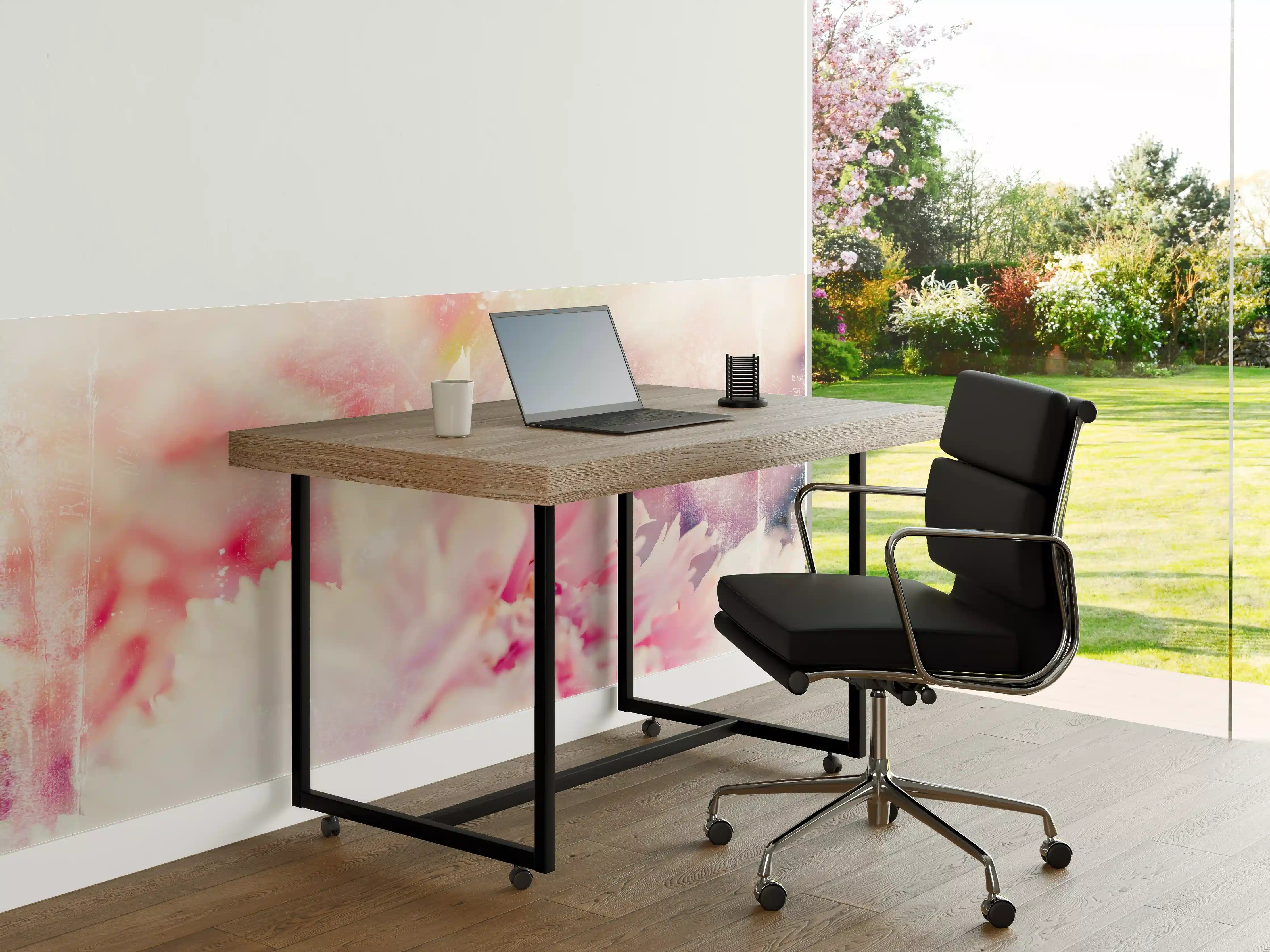 Büro Wandgestaltung - Florale Darstellung 
