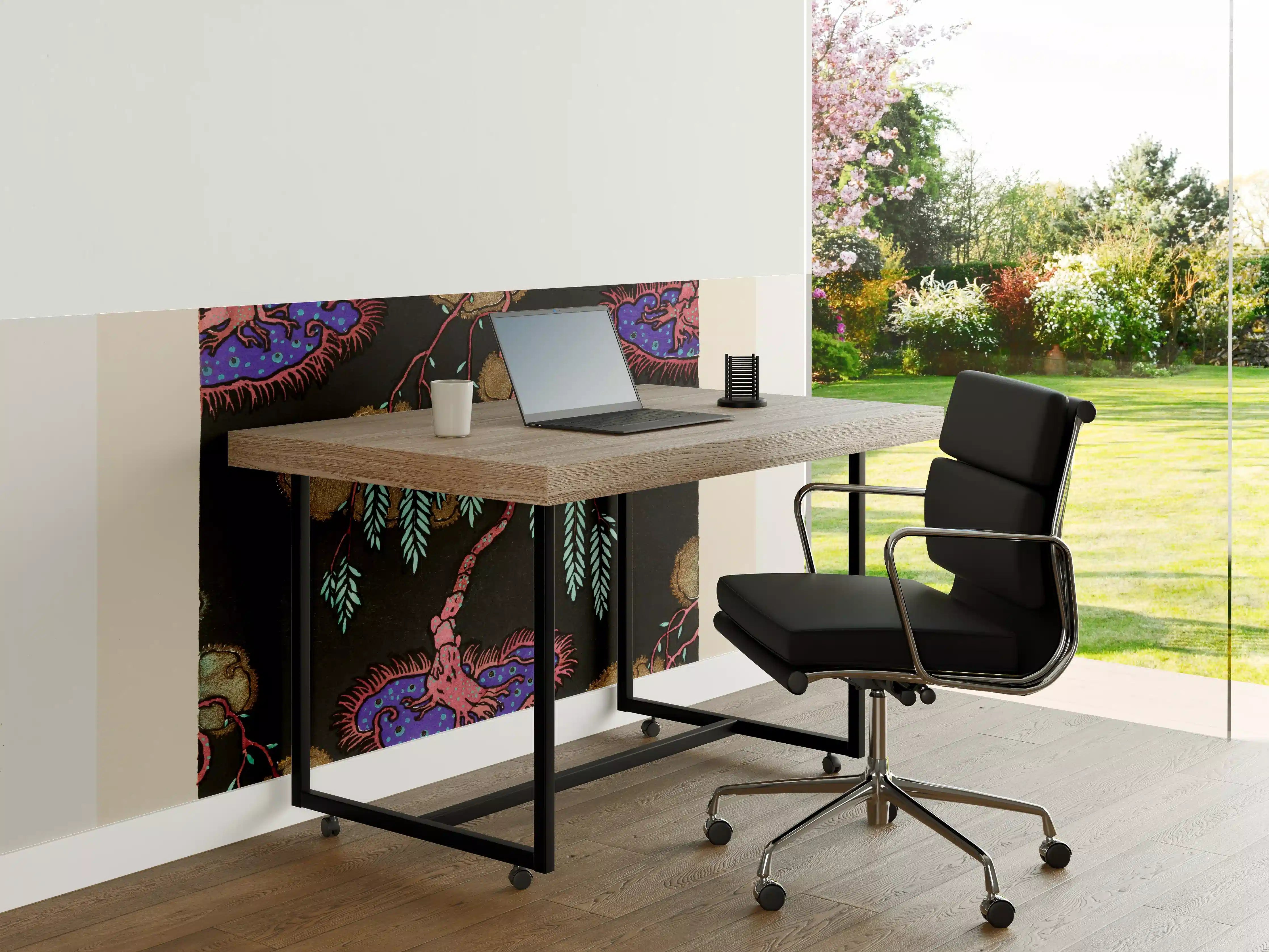 Büro Wandgestaltung - Florales Vintage-Kunstposter