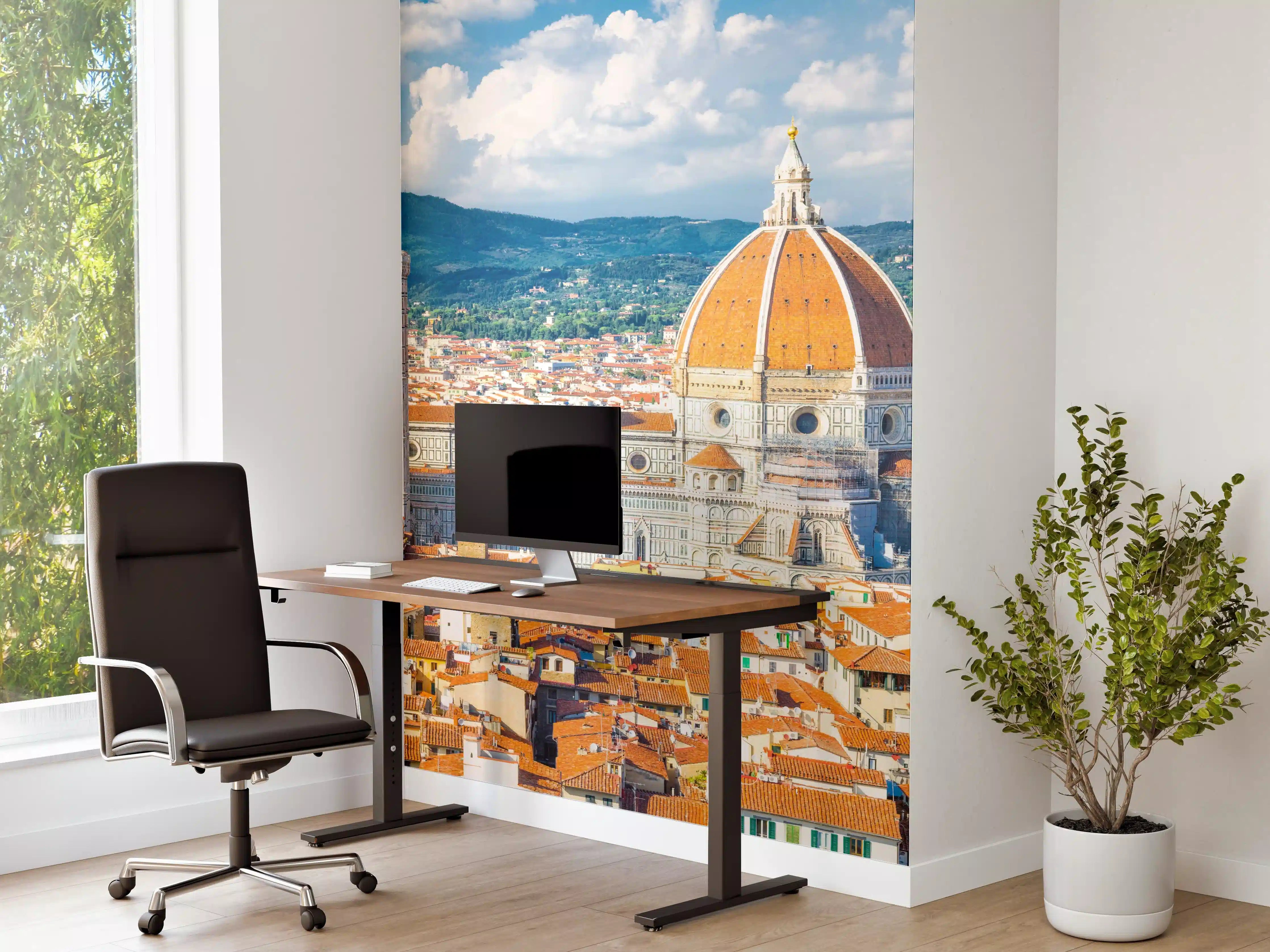 Büro Wandgestaltung - Florenz Skyline mit Dom