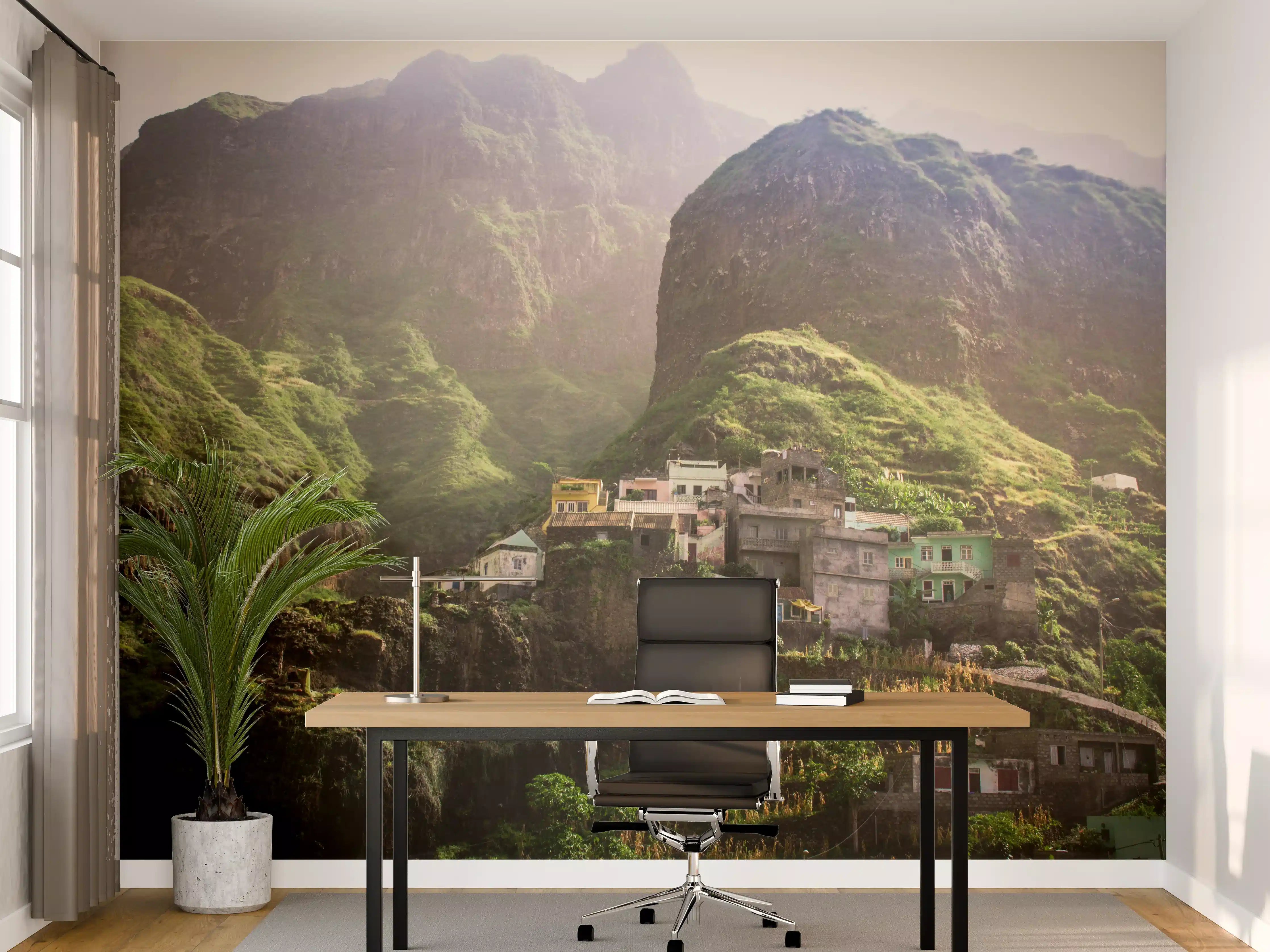 Büro Wandgestaltung - Fontainhas Landschaft