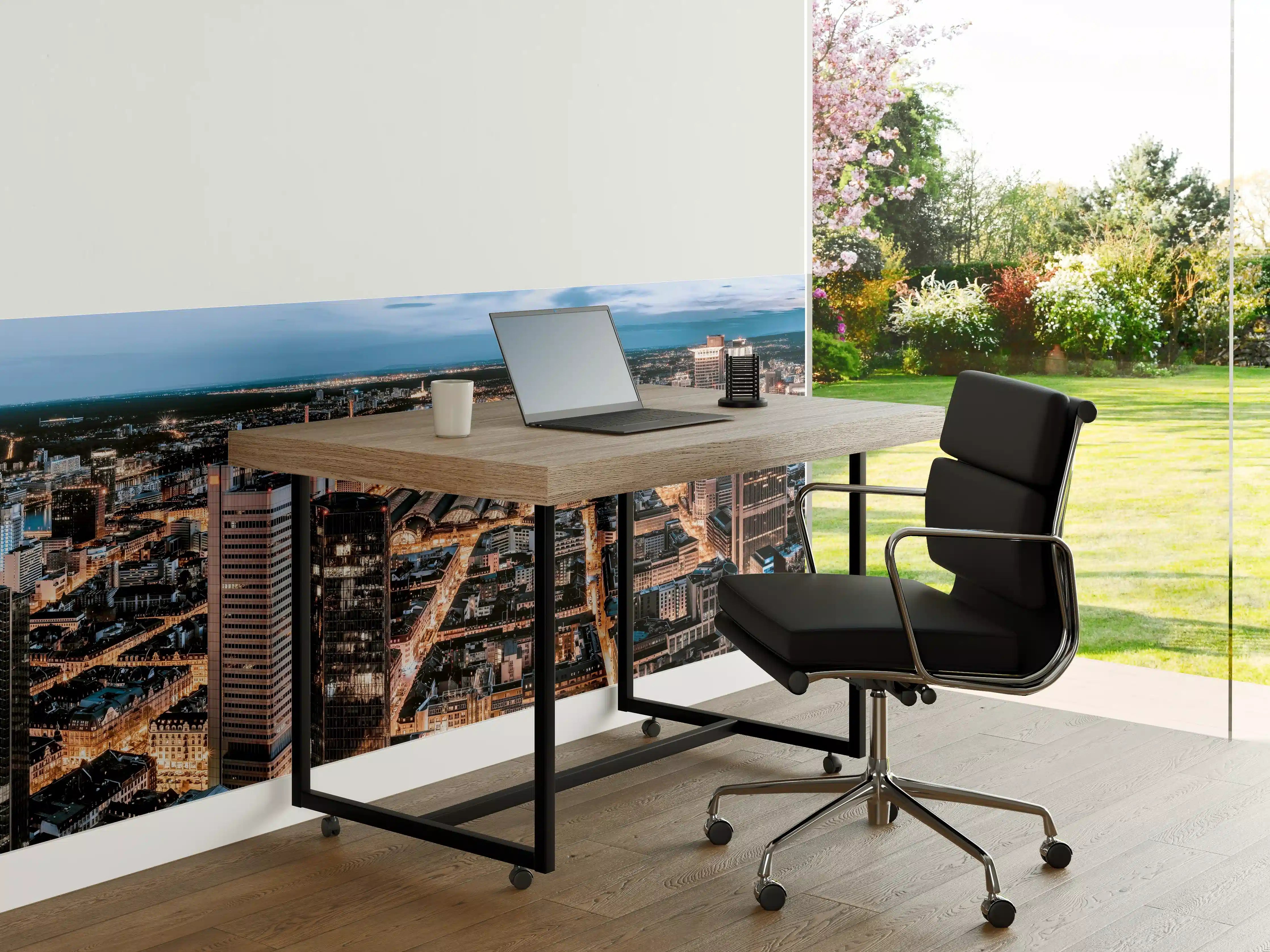 Büro Wandgestaltung - Frankfurt 180-Grad-Panorama