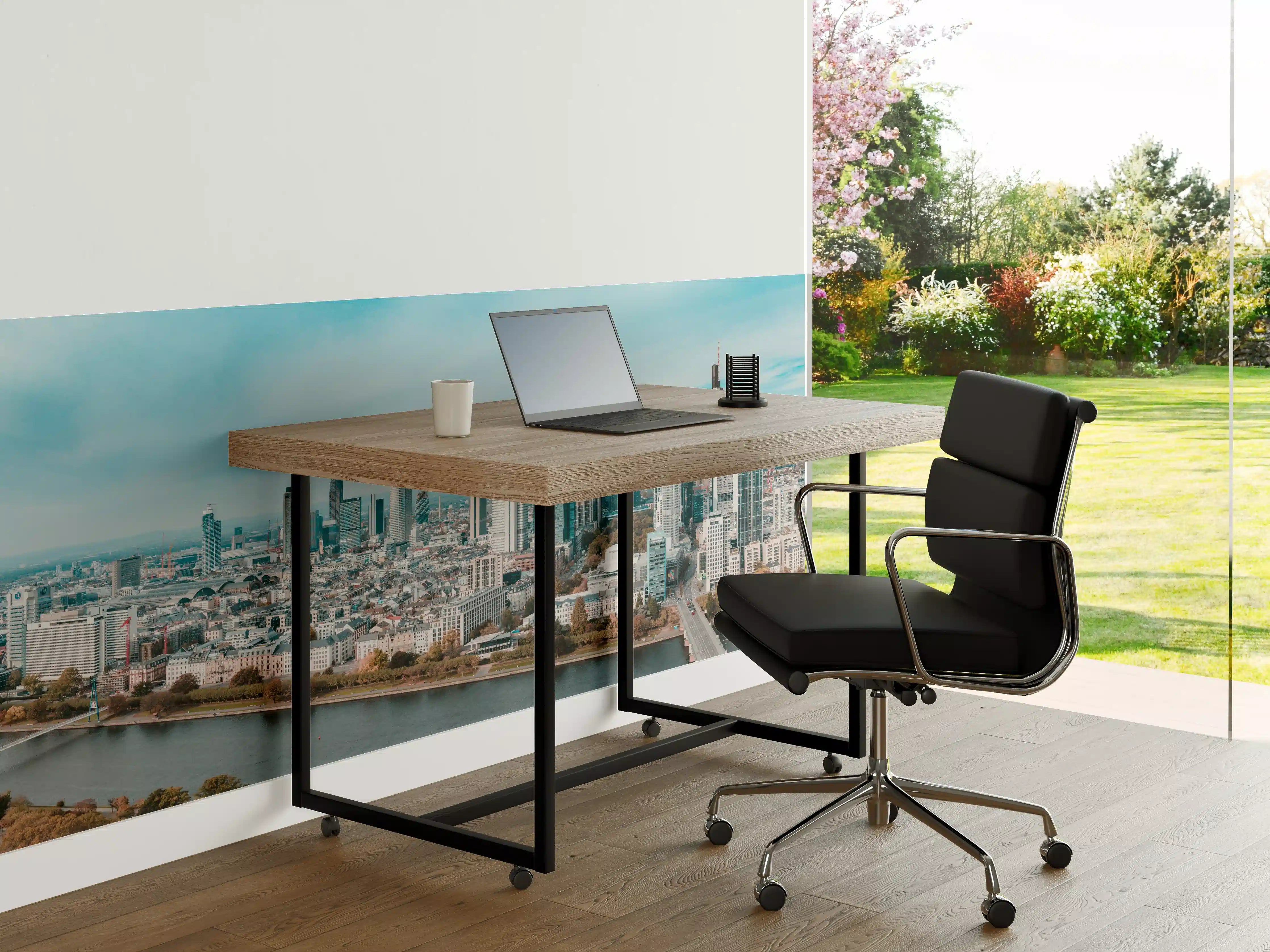 Büro Wandgestaltung - Frankfurt Luftaufnahme Panorama