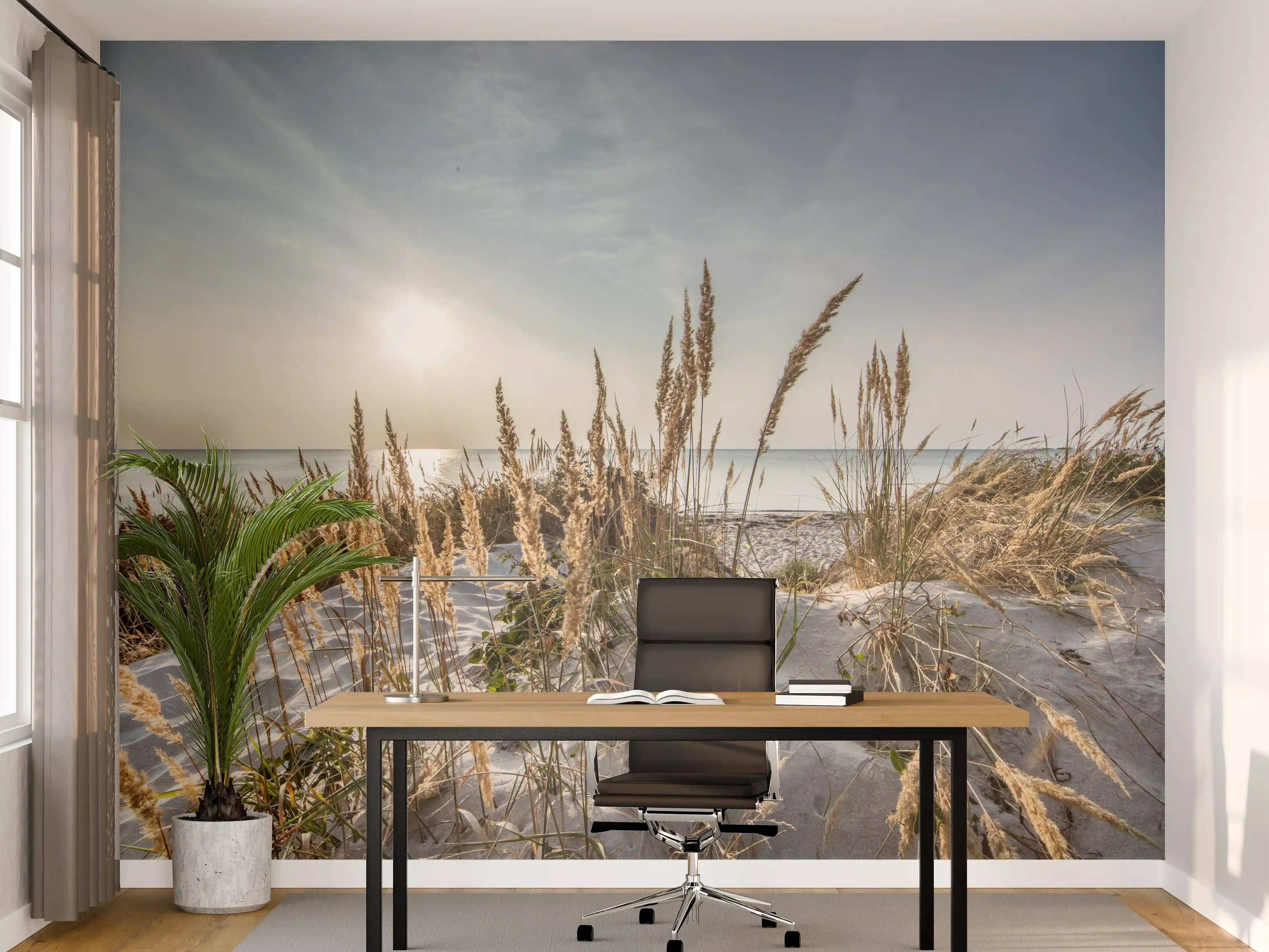 Büro Wandgestaltung - Friedlicher Ausblick an der Ostseeküste